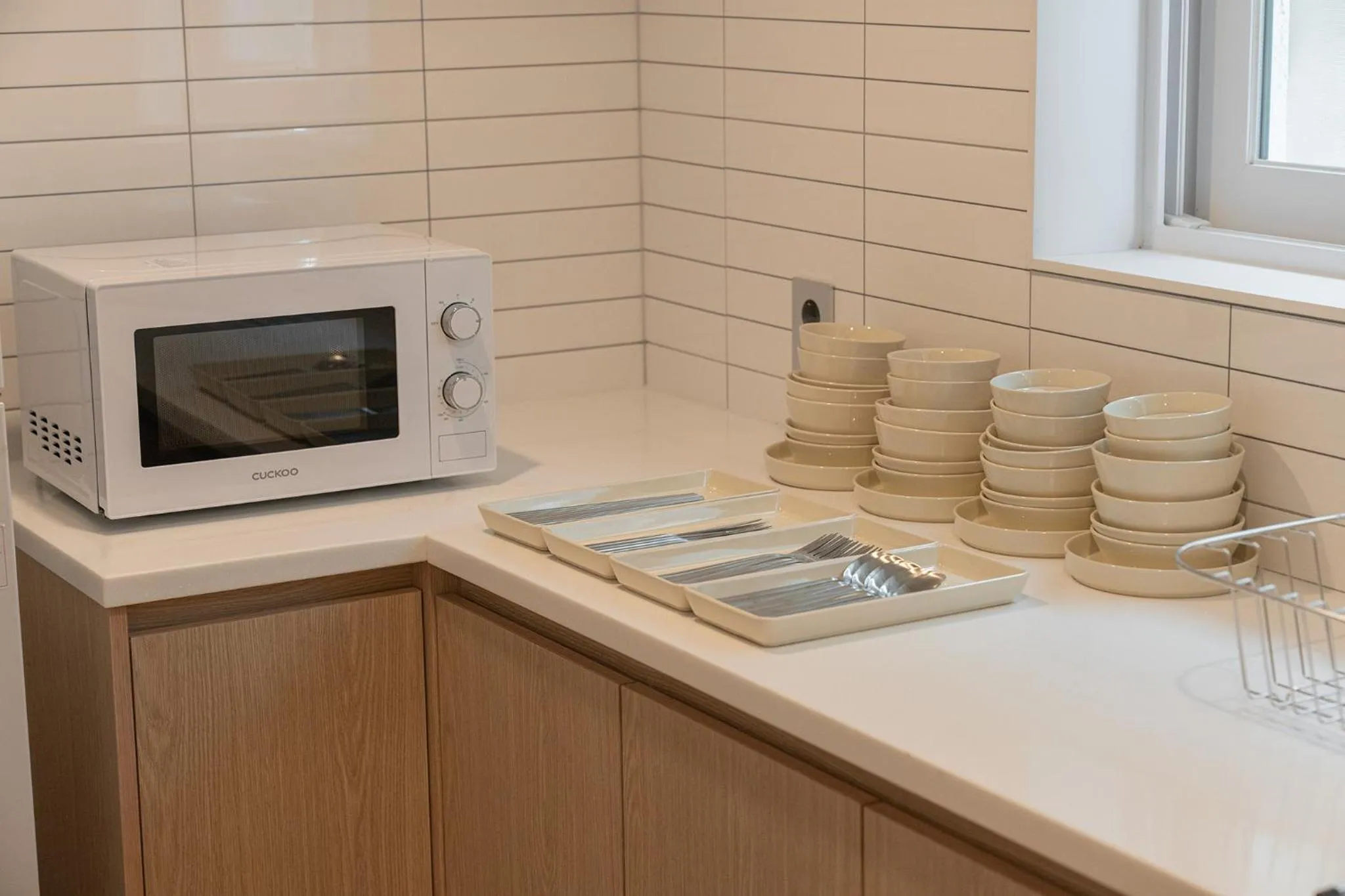 Kitchen or kitchenette in Cheonan Aank Hotel Seongjeong