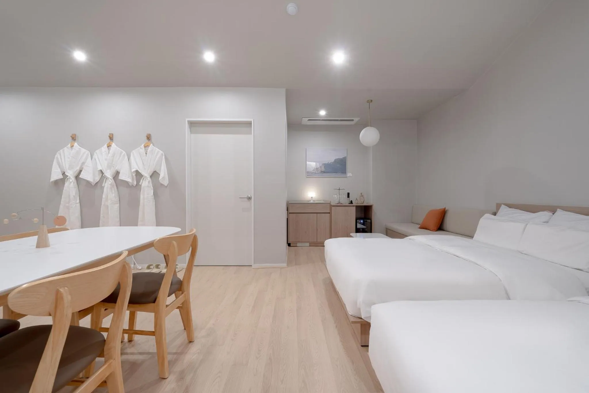 Bed in Cheonan Aank Hotel Seongjeong