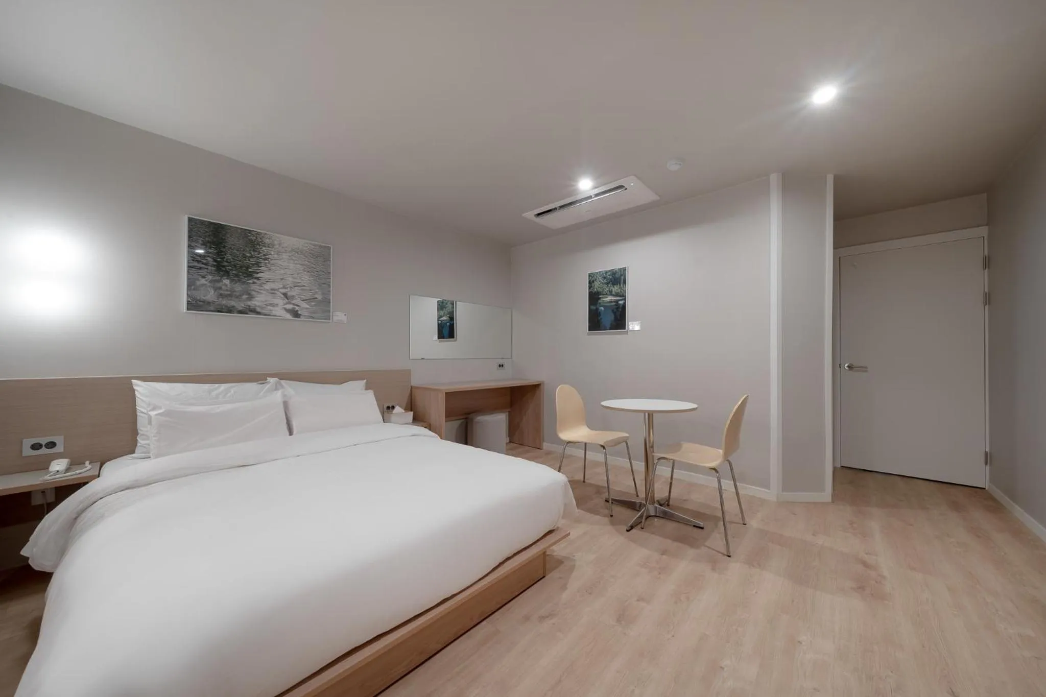 Bed in Cheonan Aank Hotel Seongjeong