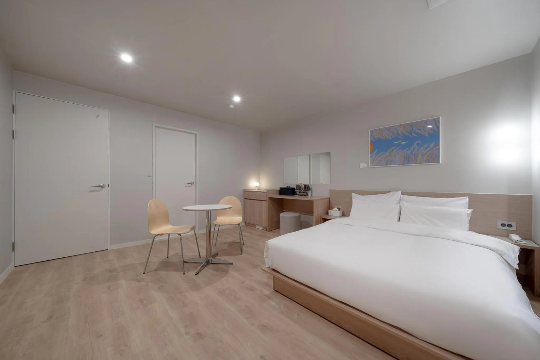 Bed in Cheonan Aank Hotel Seongjeong