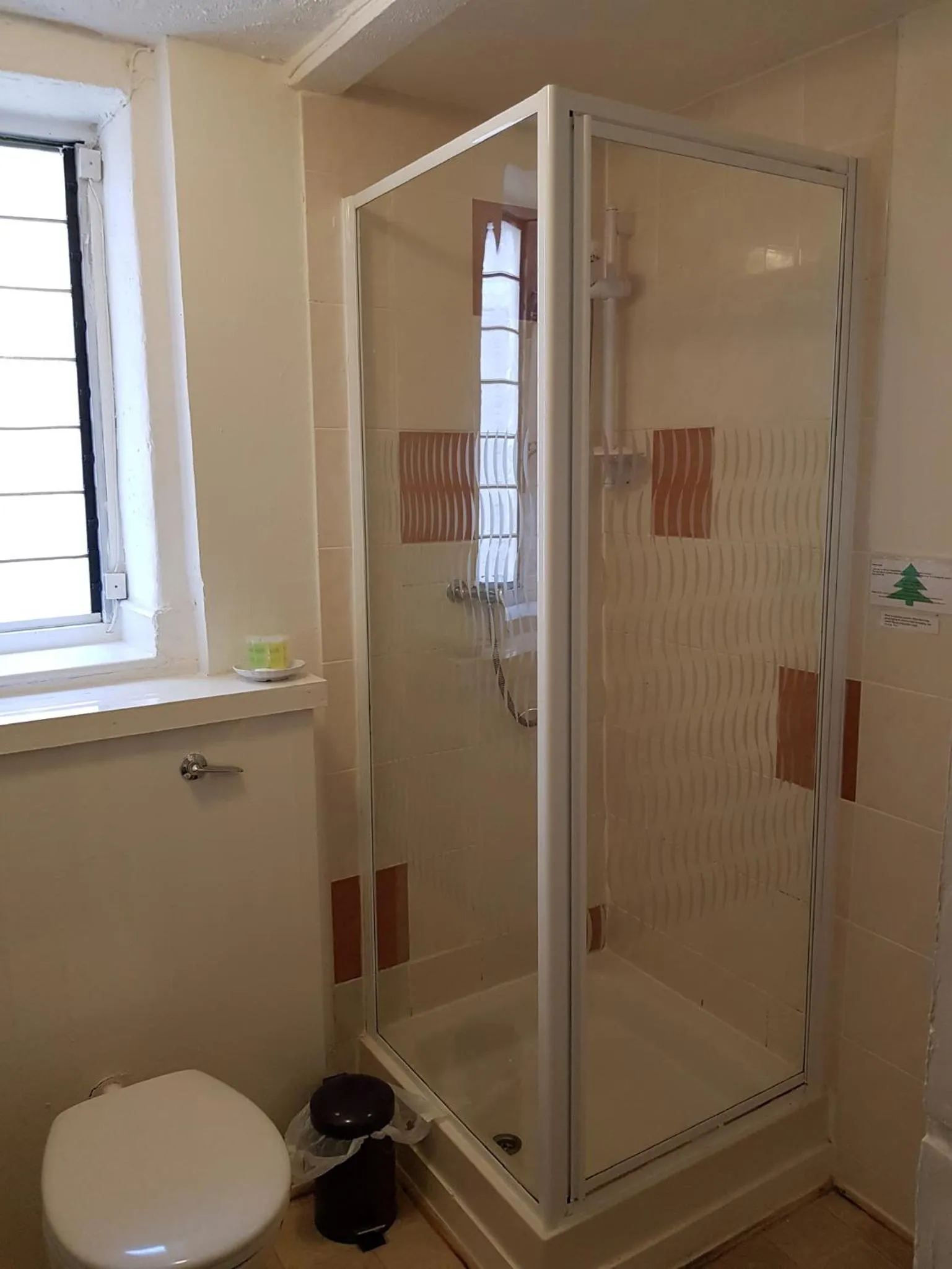 Shower in Newburgh Guesthouse
