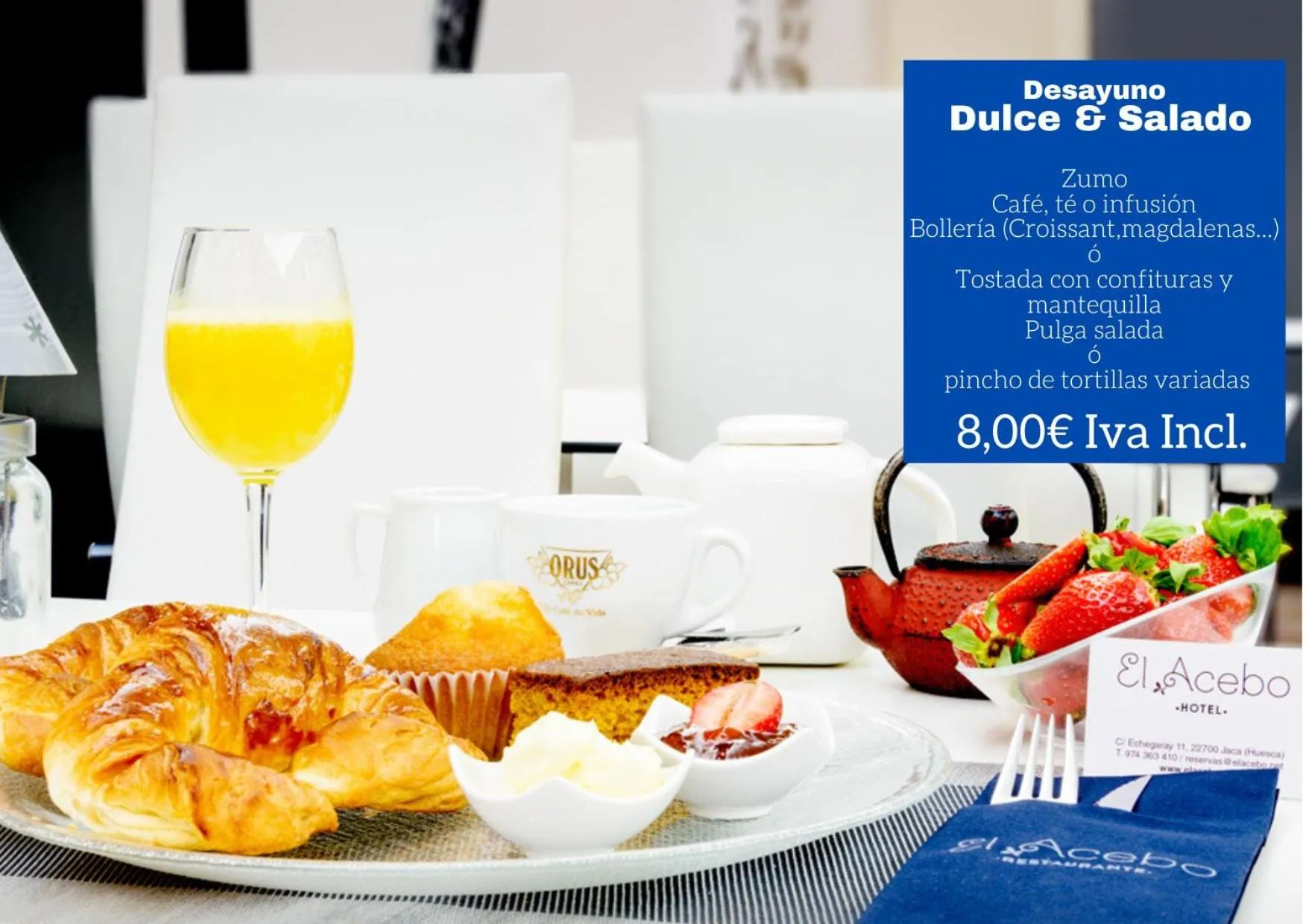 Breakfast in Hotel El Acebo