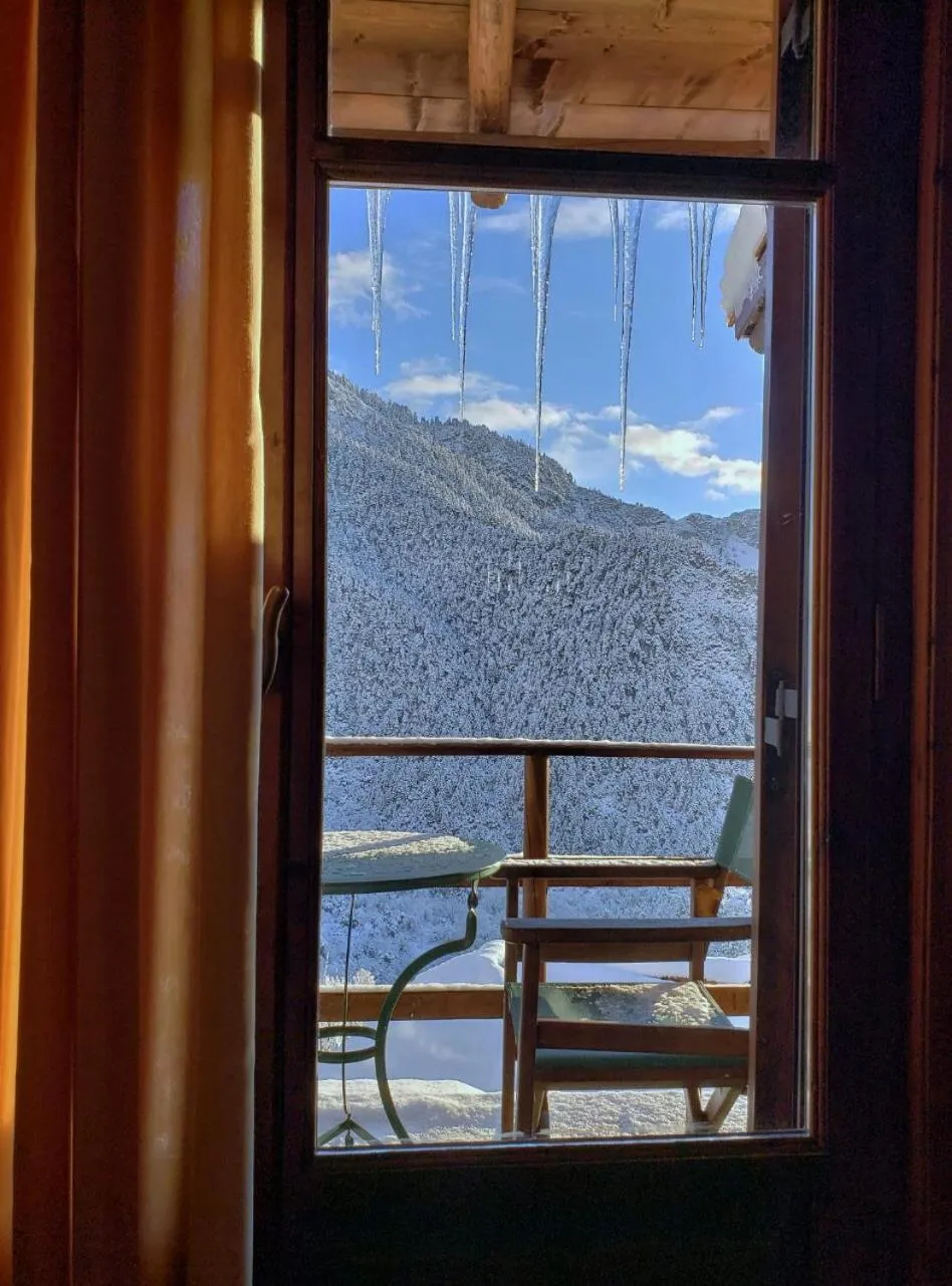 Mountain view in Dryades Guesthouse