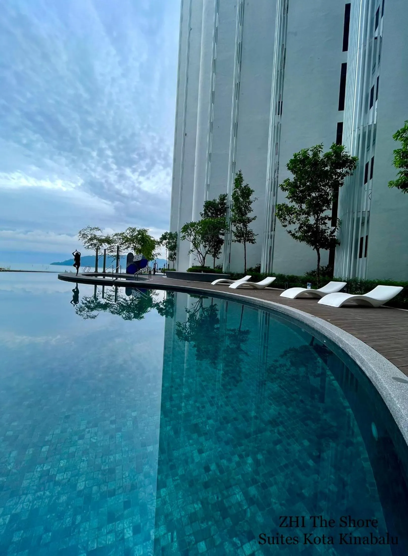 Swimming pool in ZHI The Shore Suites Kota Kinabalu