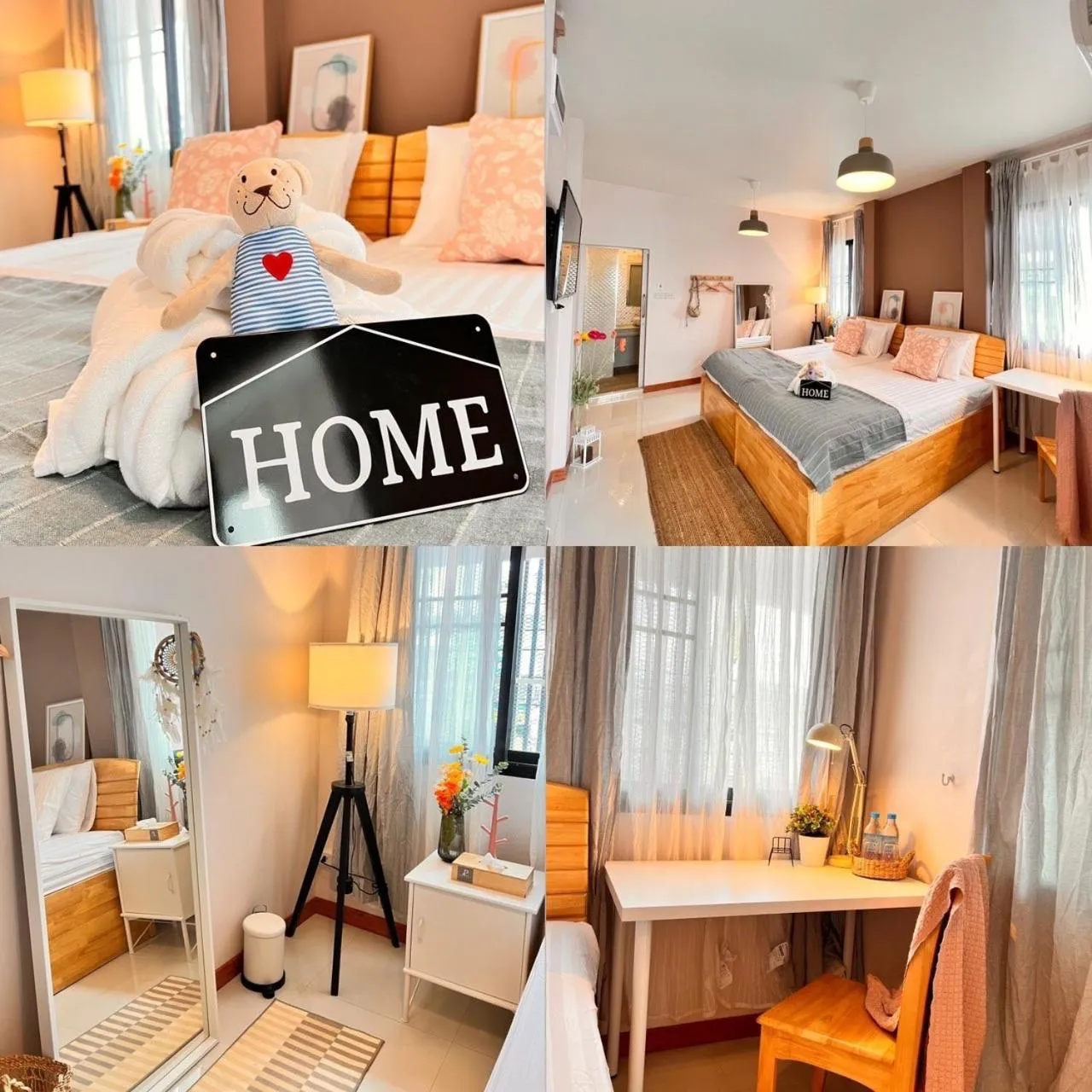 Bed in Por poshtel Kanchanaburi