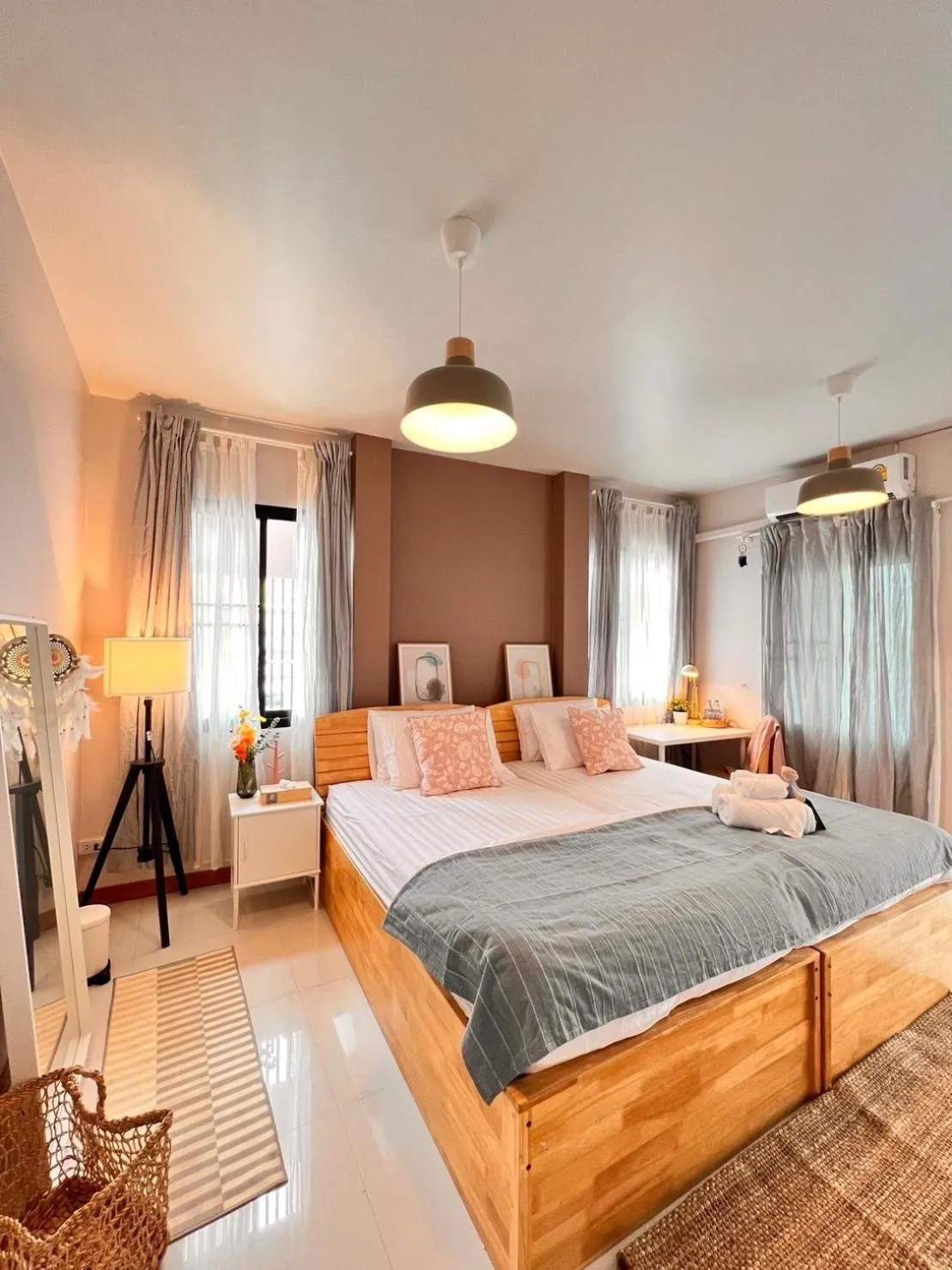 Bed in Por poshtel Kanchanaburi