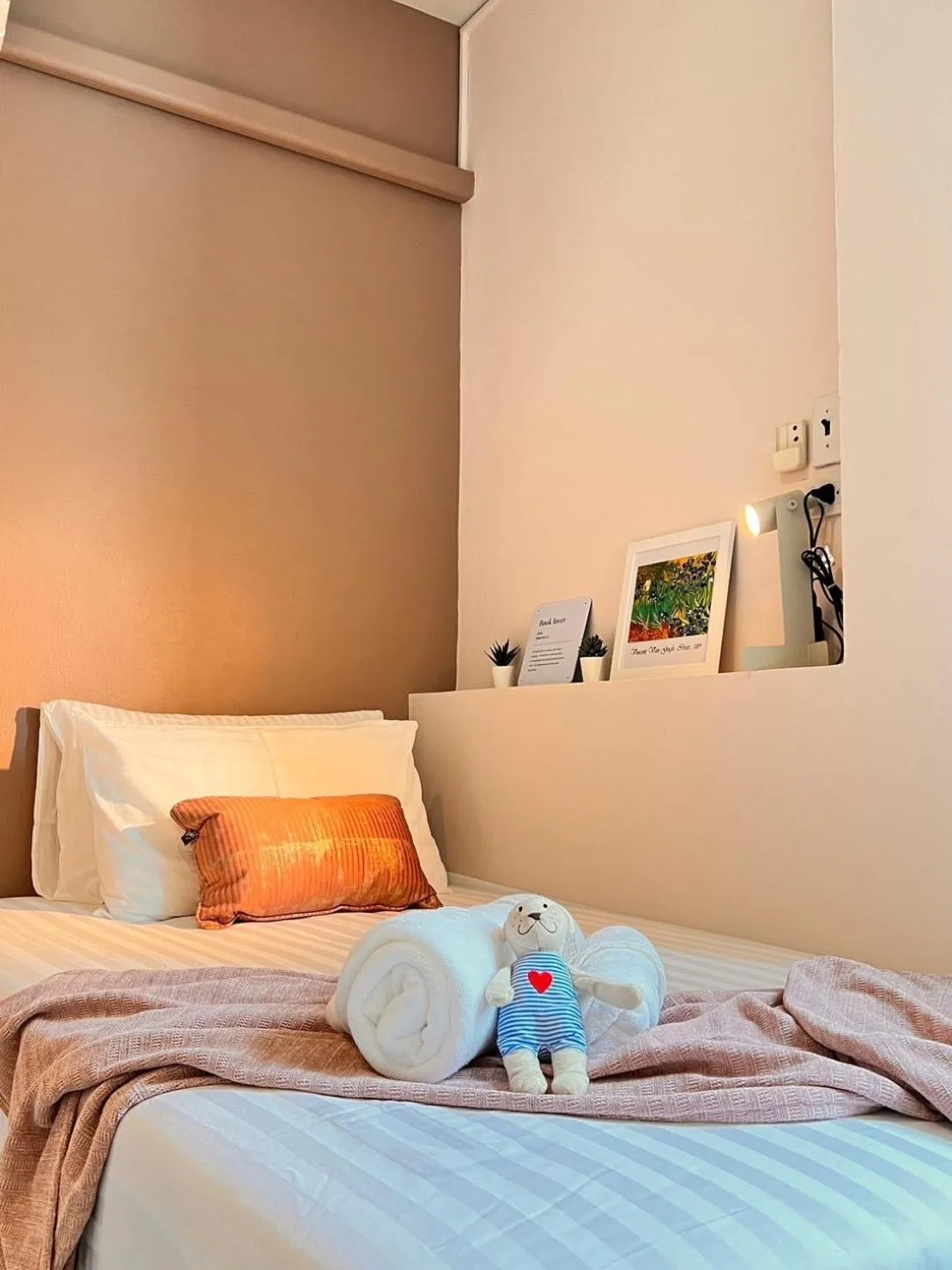 Bed in Por poshtel Kanchanaburi