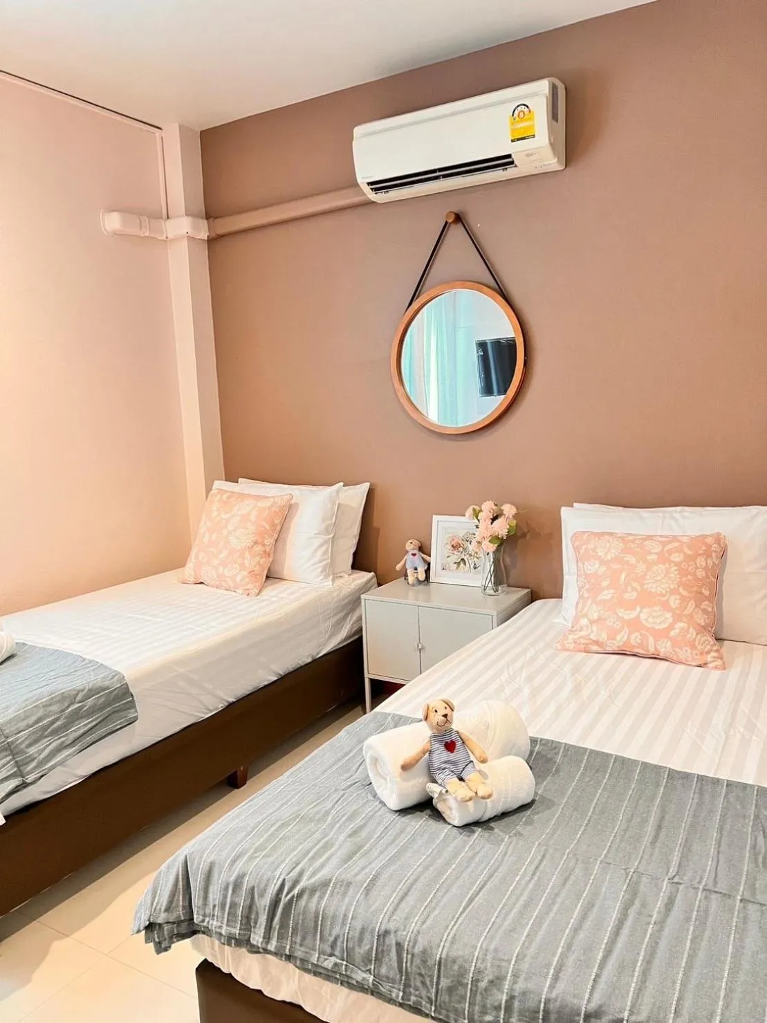 Bed in Por poshtel Kanchanaburi