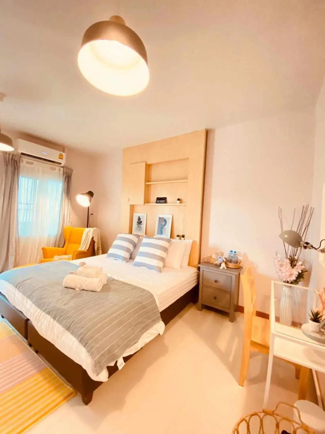 Bed in Por poshtel Kanchanaburi