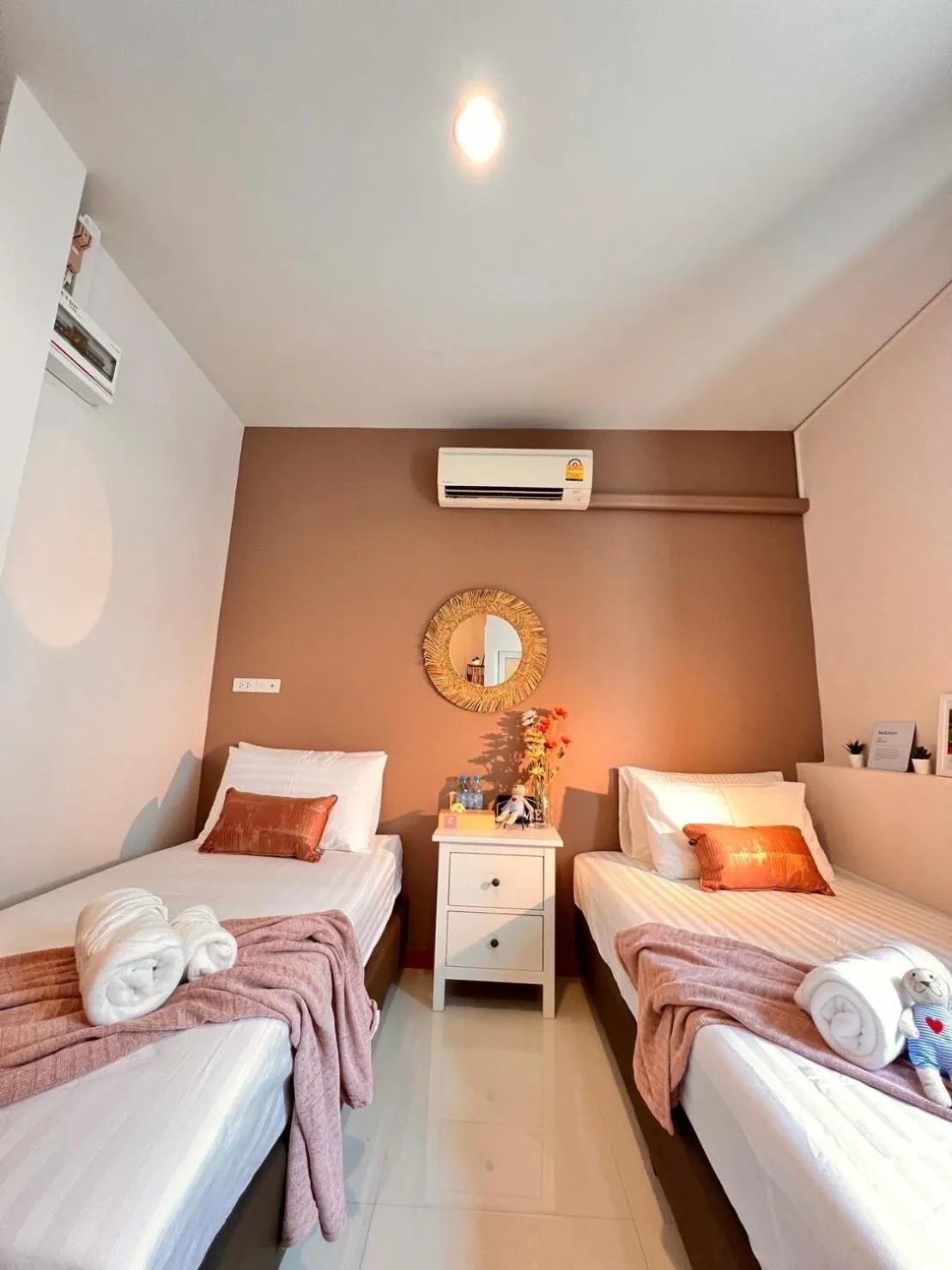 Bed in Por poshtel Kanchanaburi