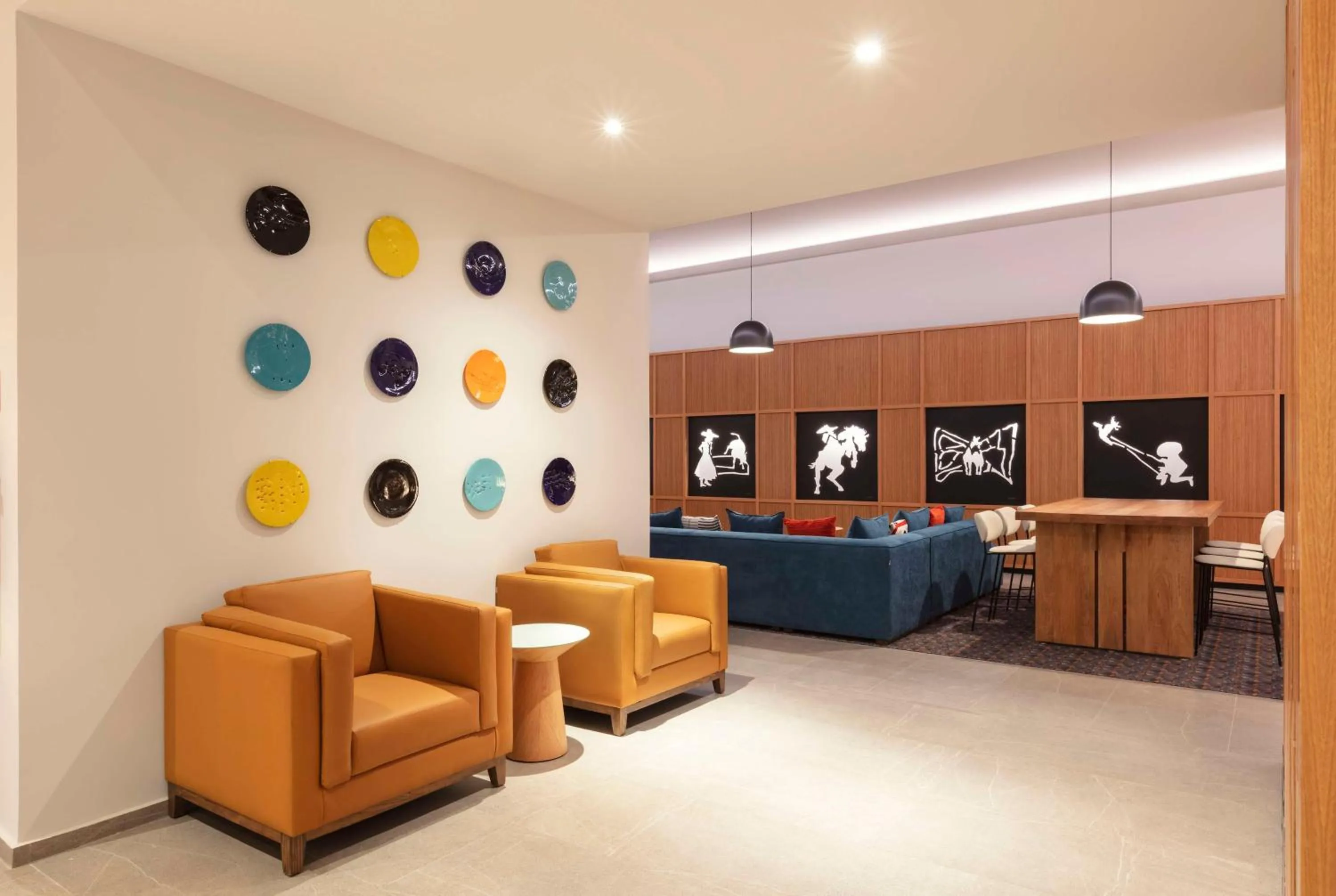 Lobby or reception in Hilton Garden Inn Guadalajara Airport