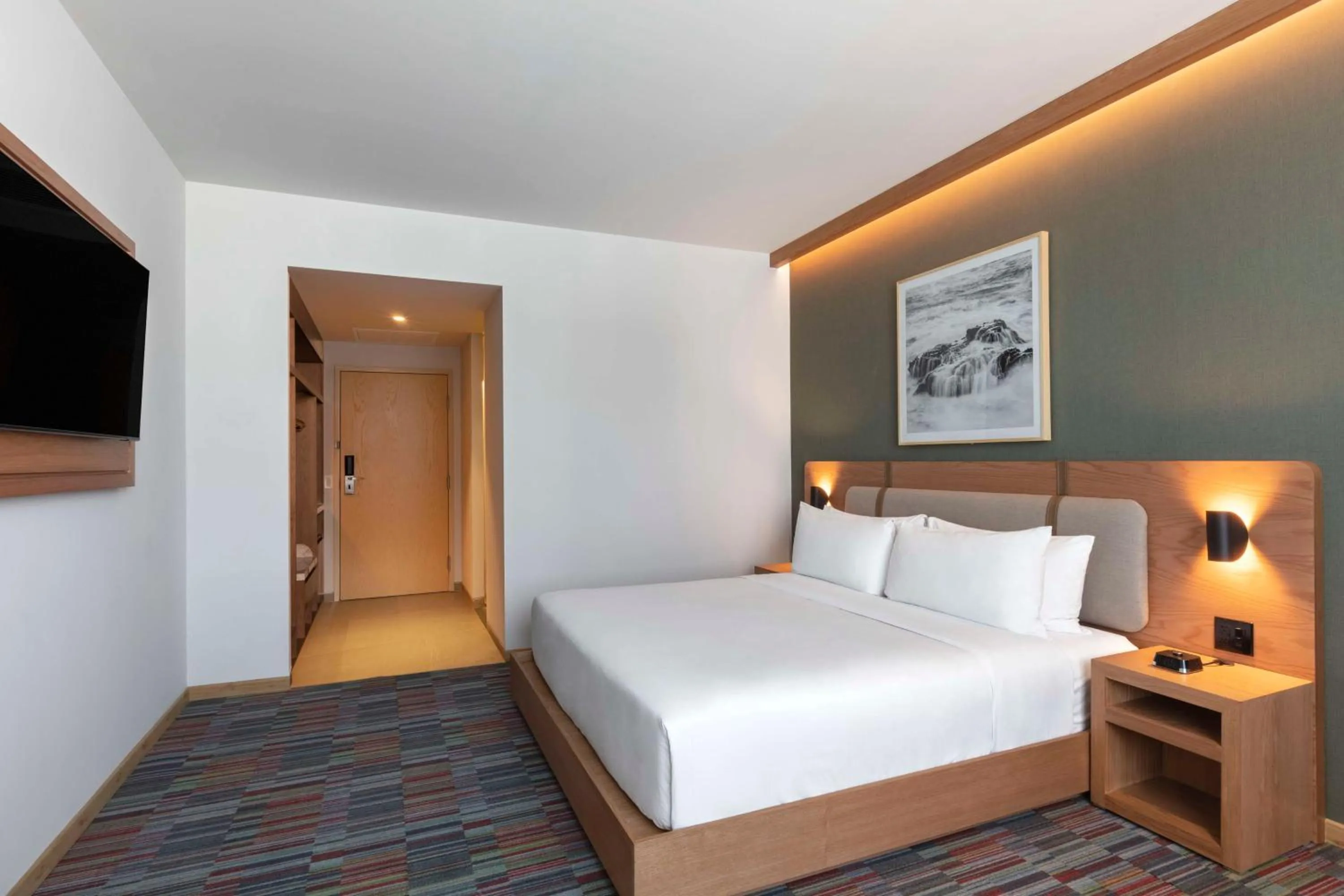 Bed in Hilton Garden Inn Guadalajara Airport