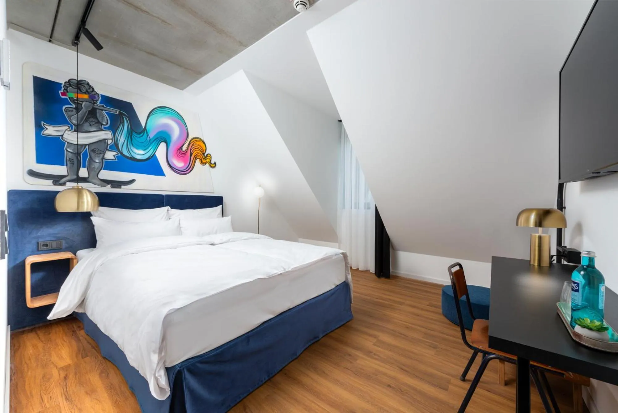 Bed in The Barthels Boutique Hotel