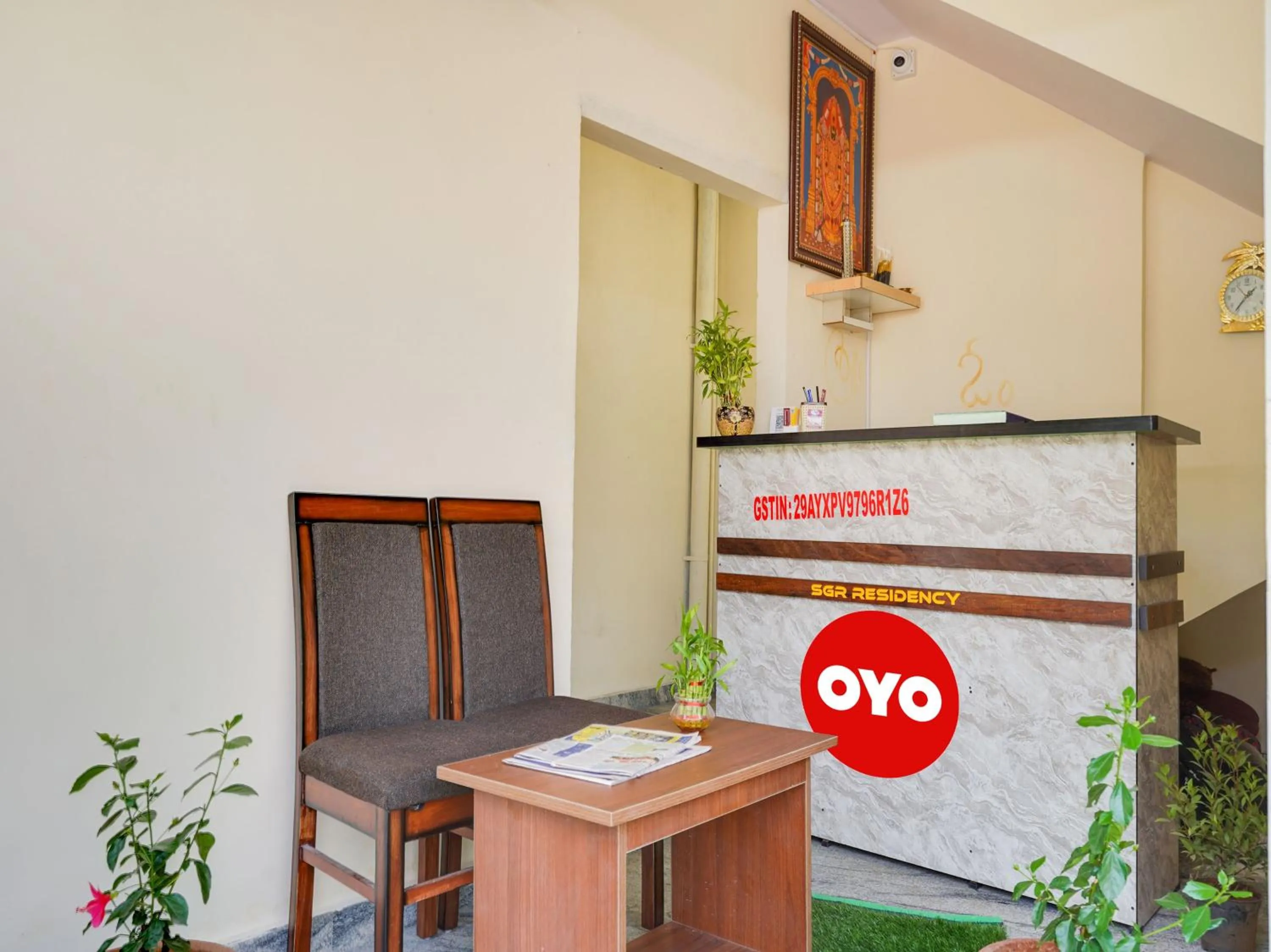 Lobby or reception in Hotel O SGR Residency