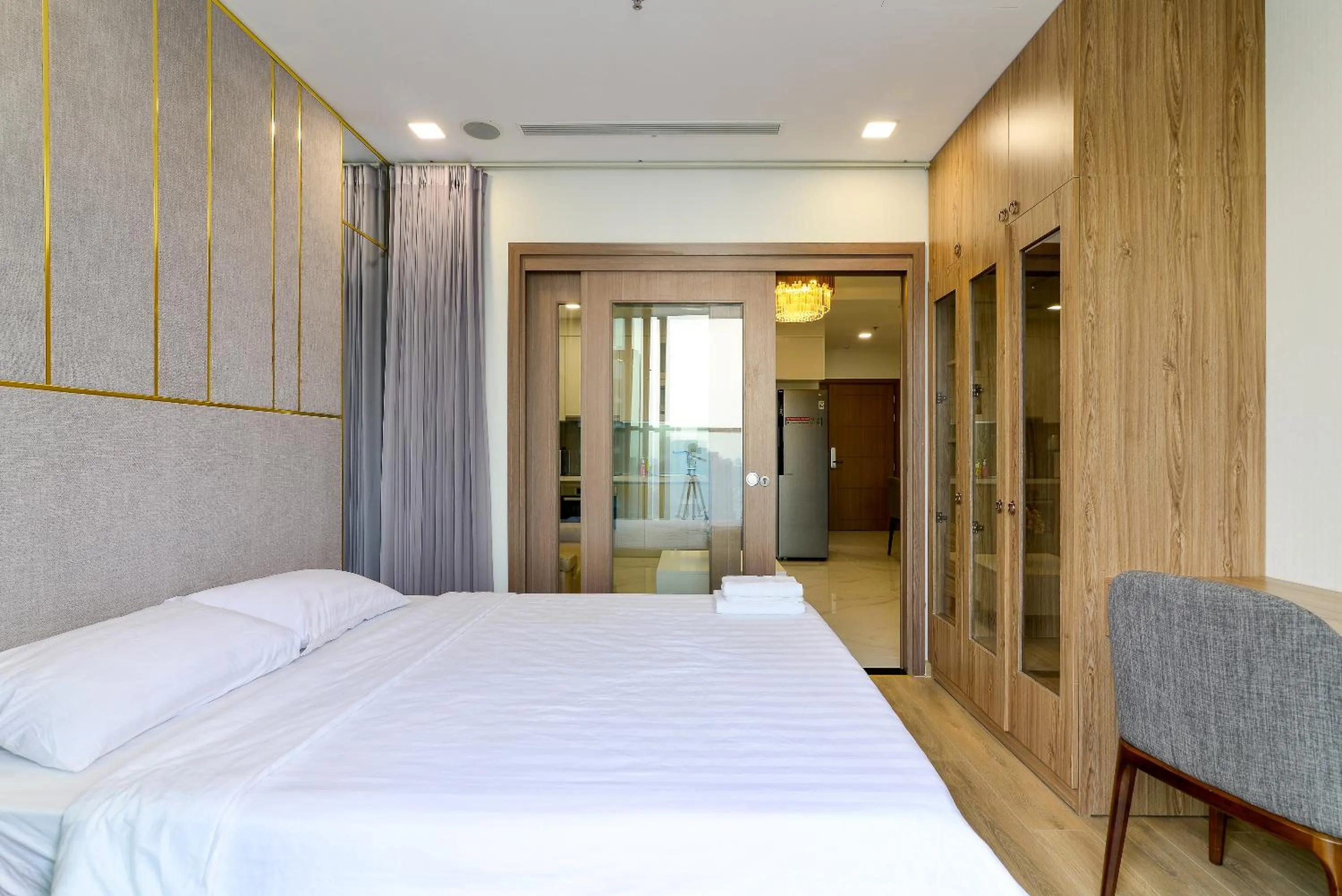 Bed in LANDMARK 81 CONDOTEL CBD in HCMC