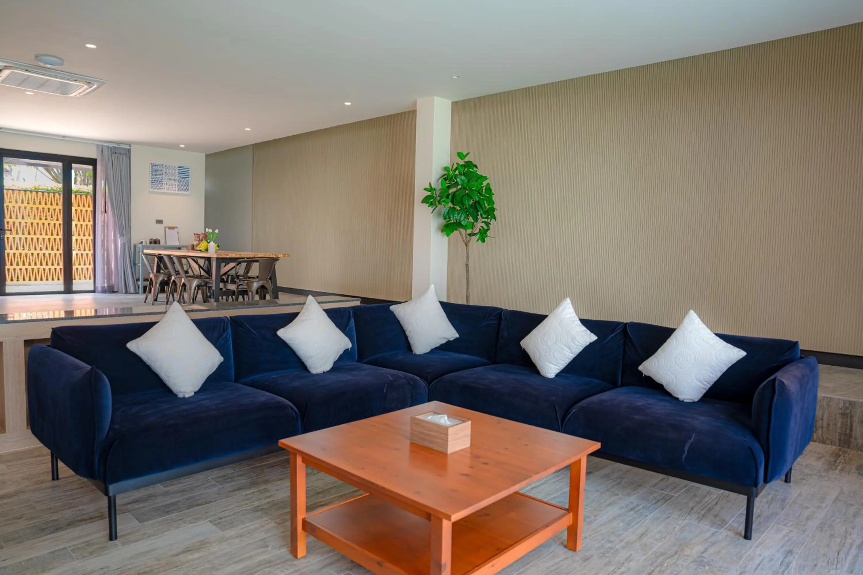 Living room in Emmarin Villa