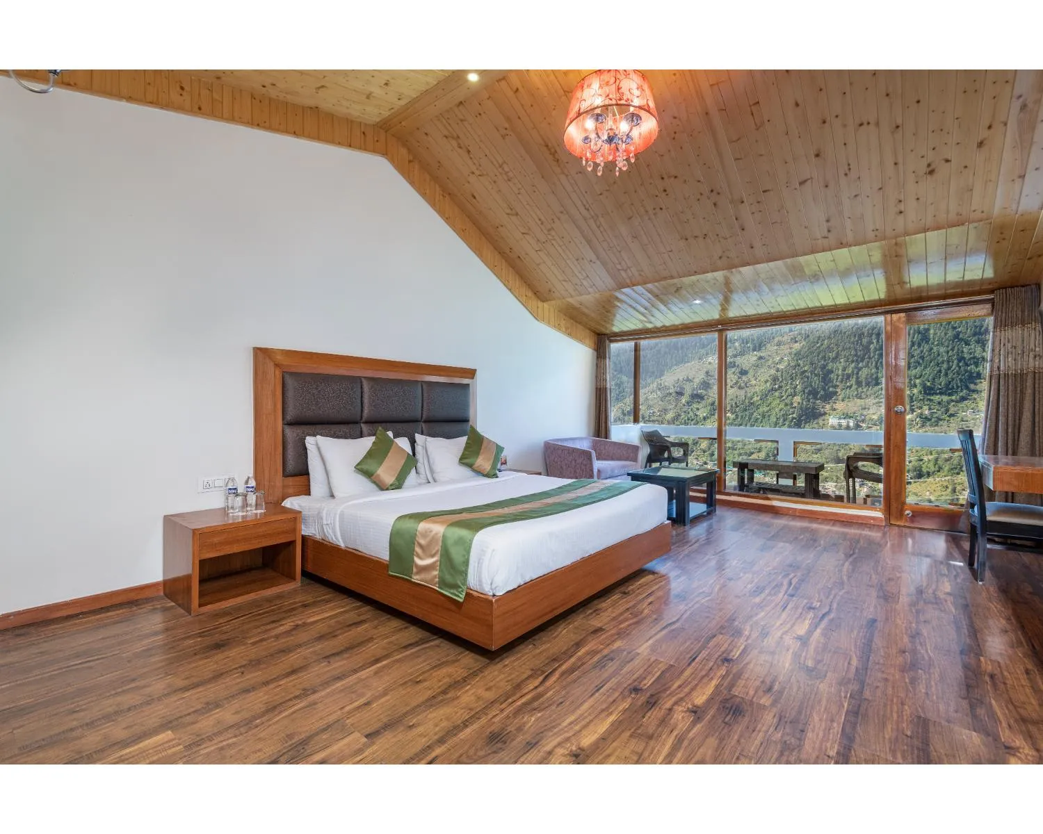 Bed in The Serenity Resort Spa