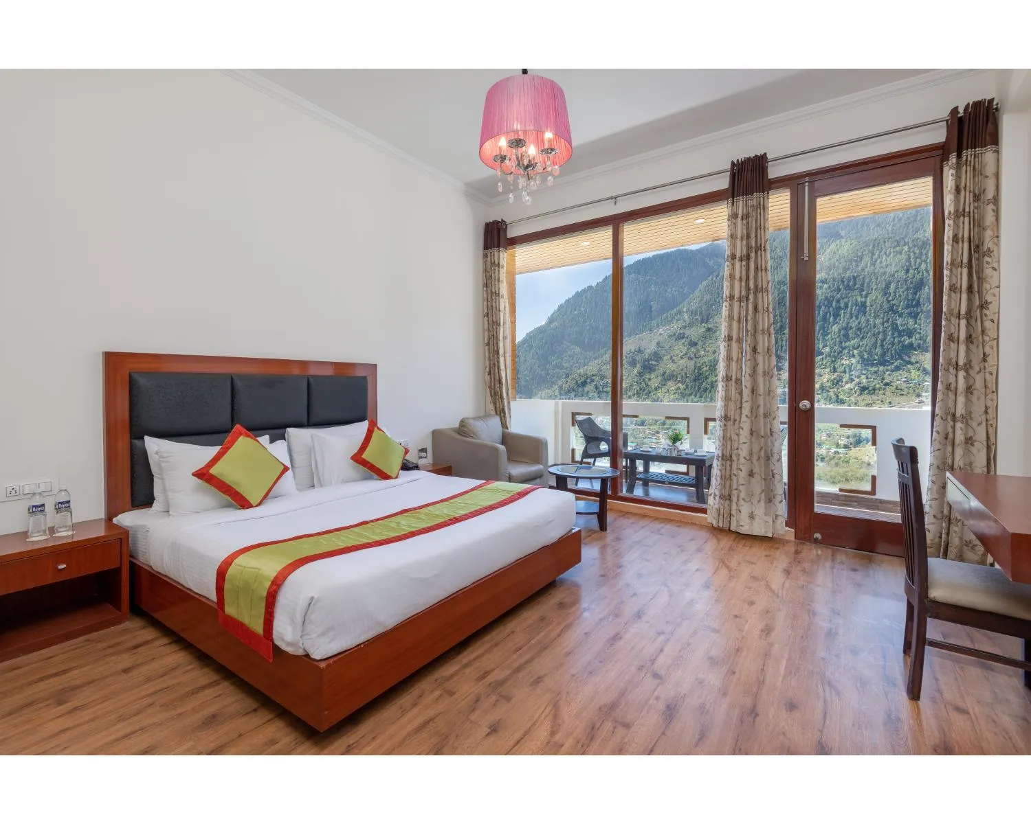 Bed in The Serenity Resort Spa