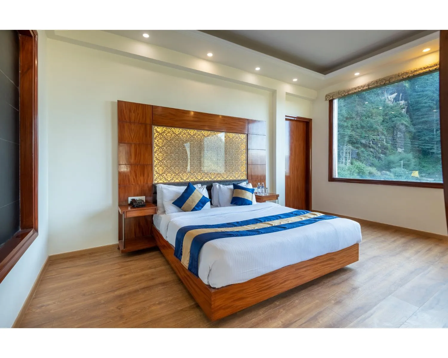 Bed in The Serenity Resort Spa