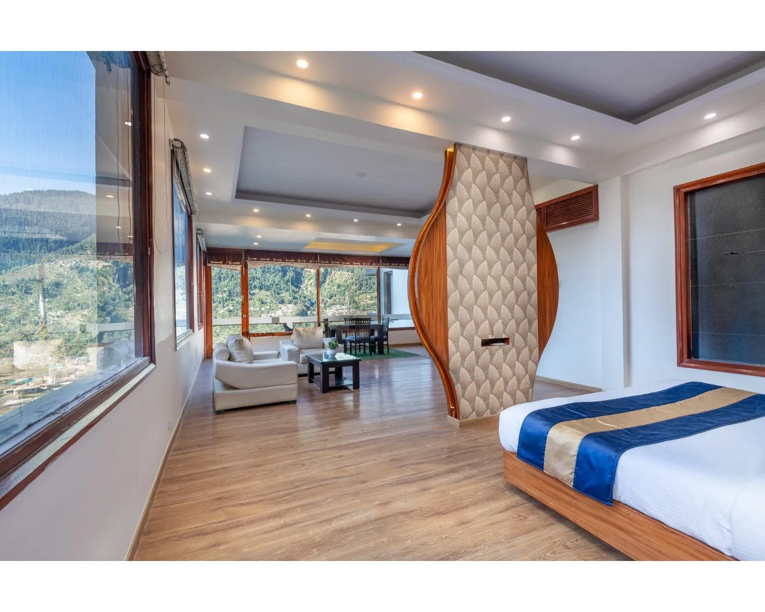 Bed in The Serenity Resort Spa