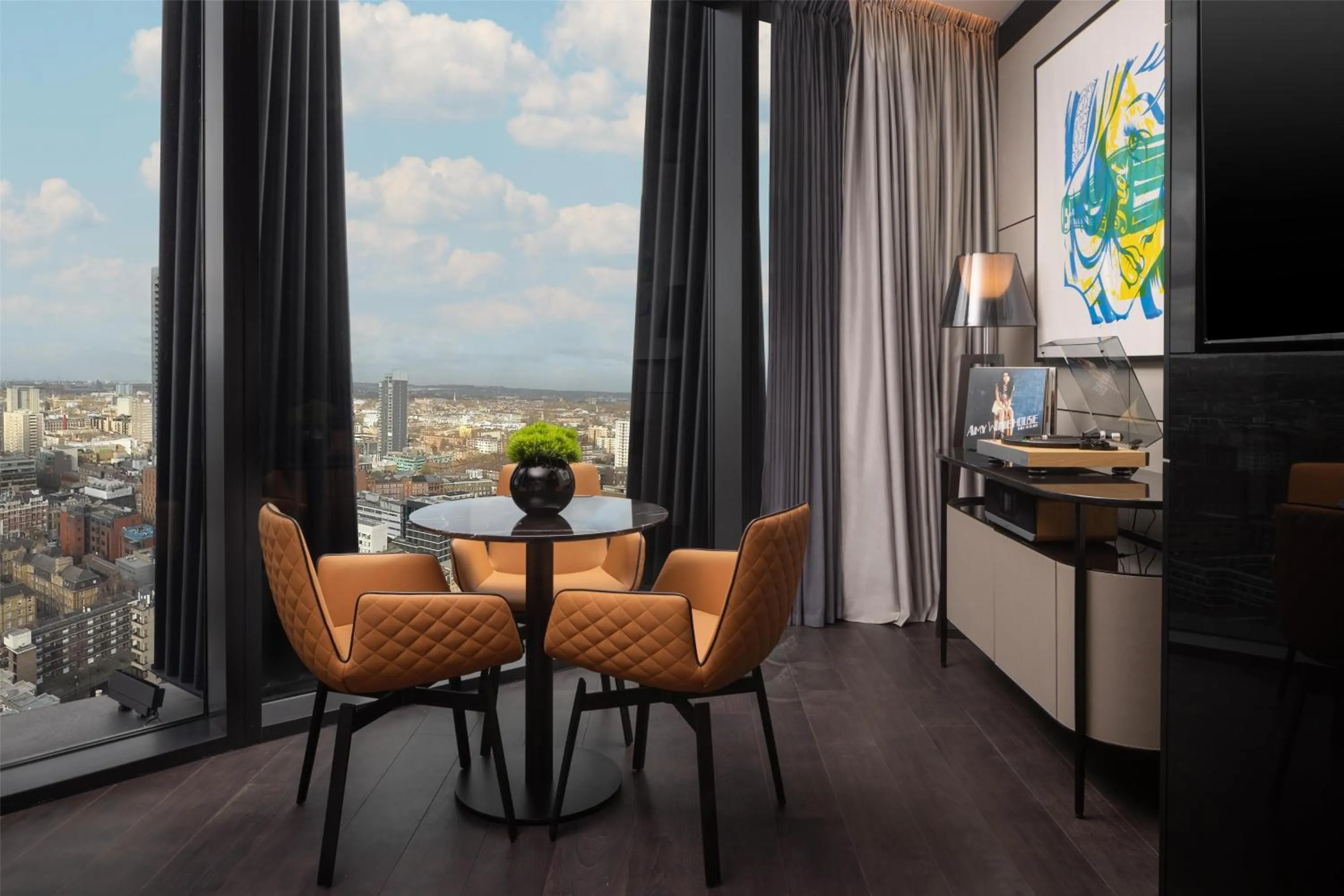 Photo of the whole room in art'otel London Hoxton