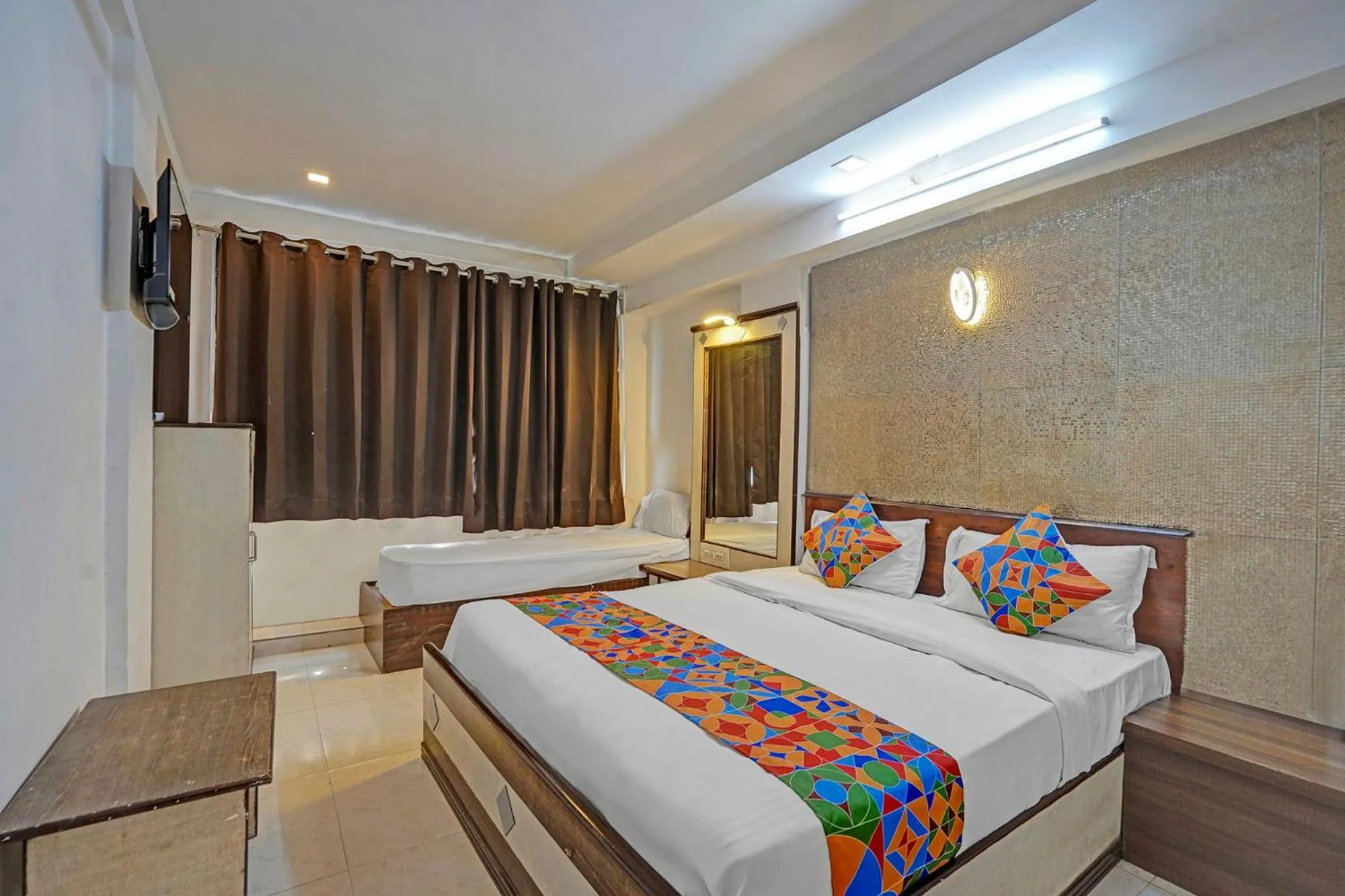 Bed in FabHotel Liberty