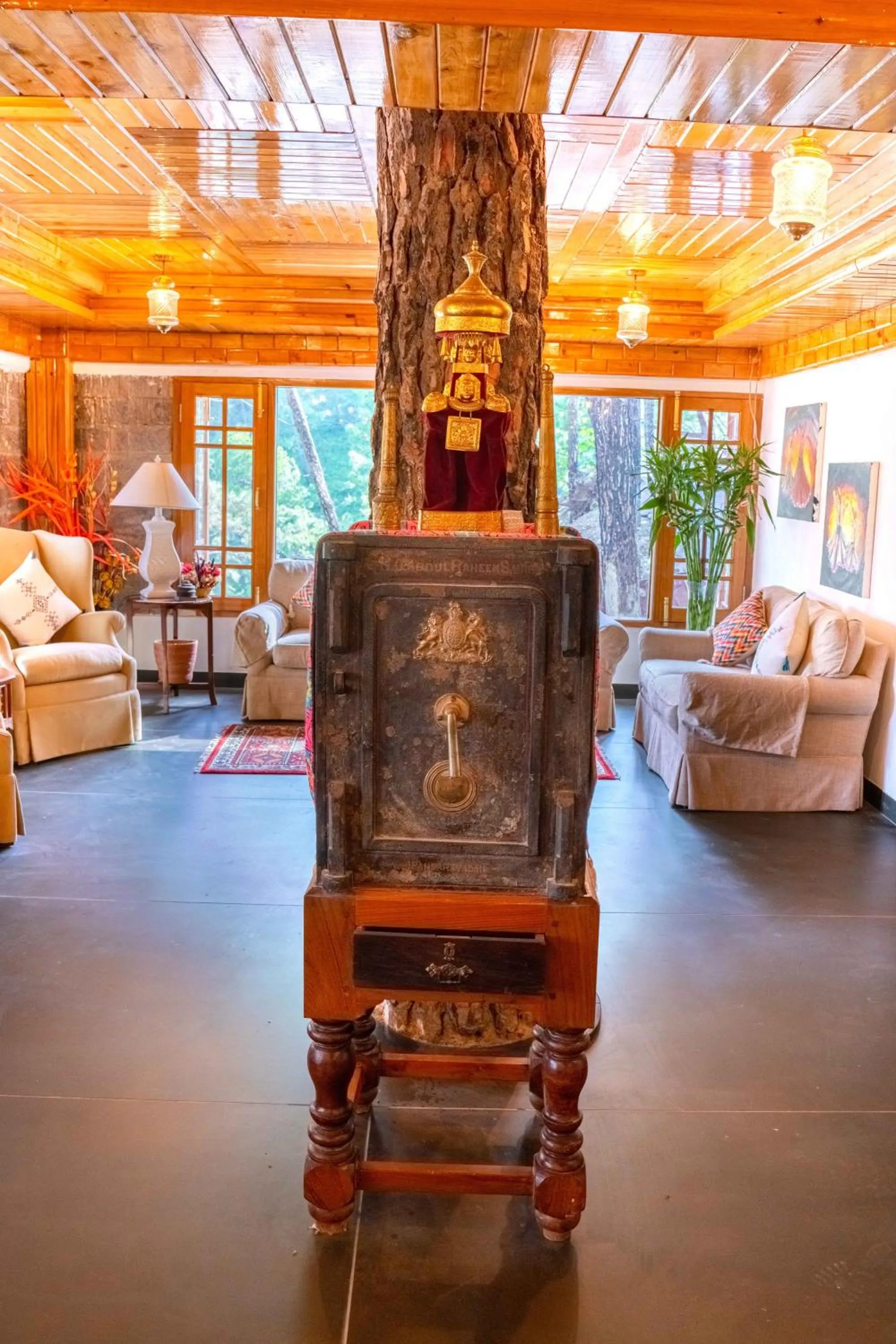 Seating area in Chillaru Spa & Resort