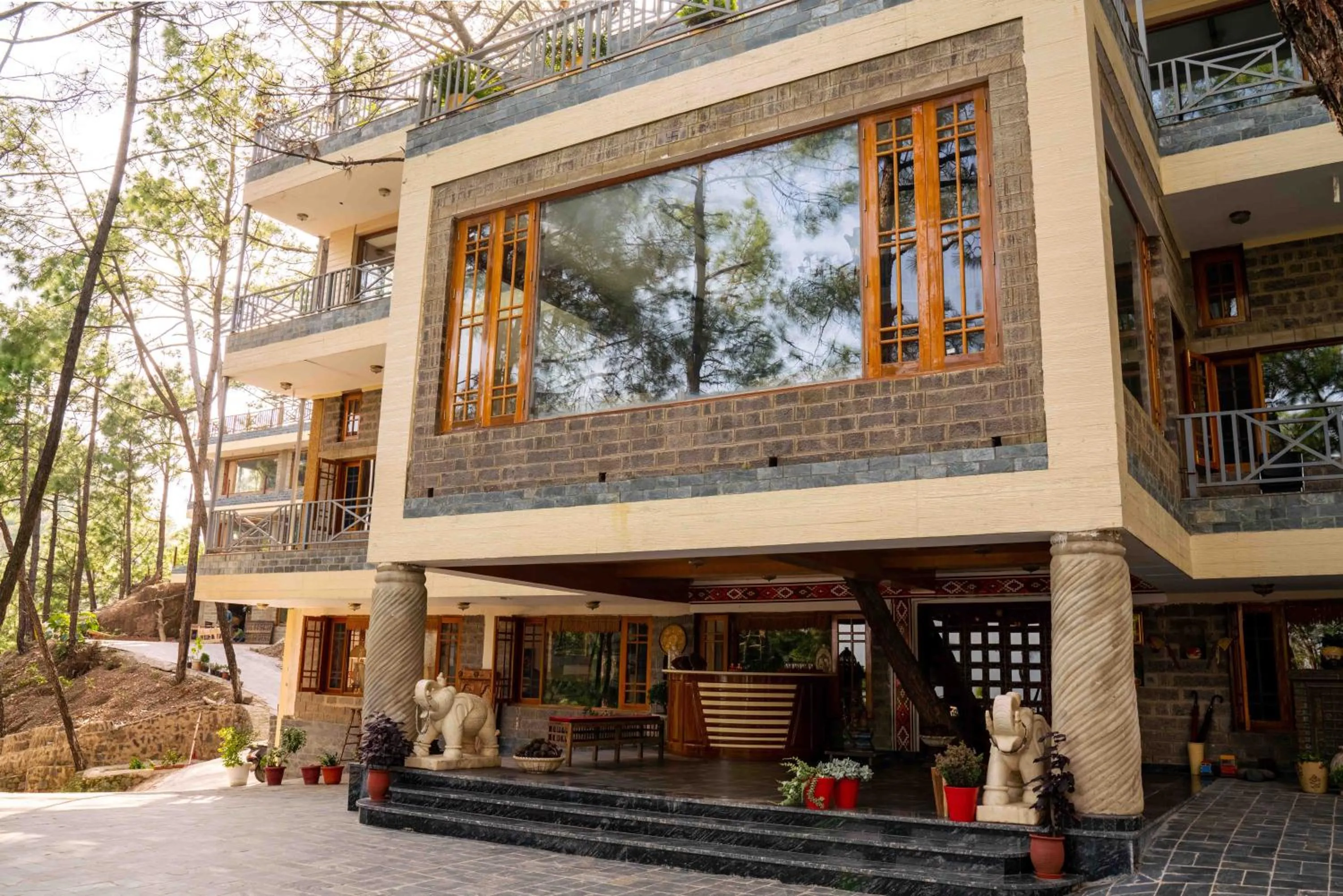 Property building in Chillaru Spa & Resort