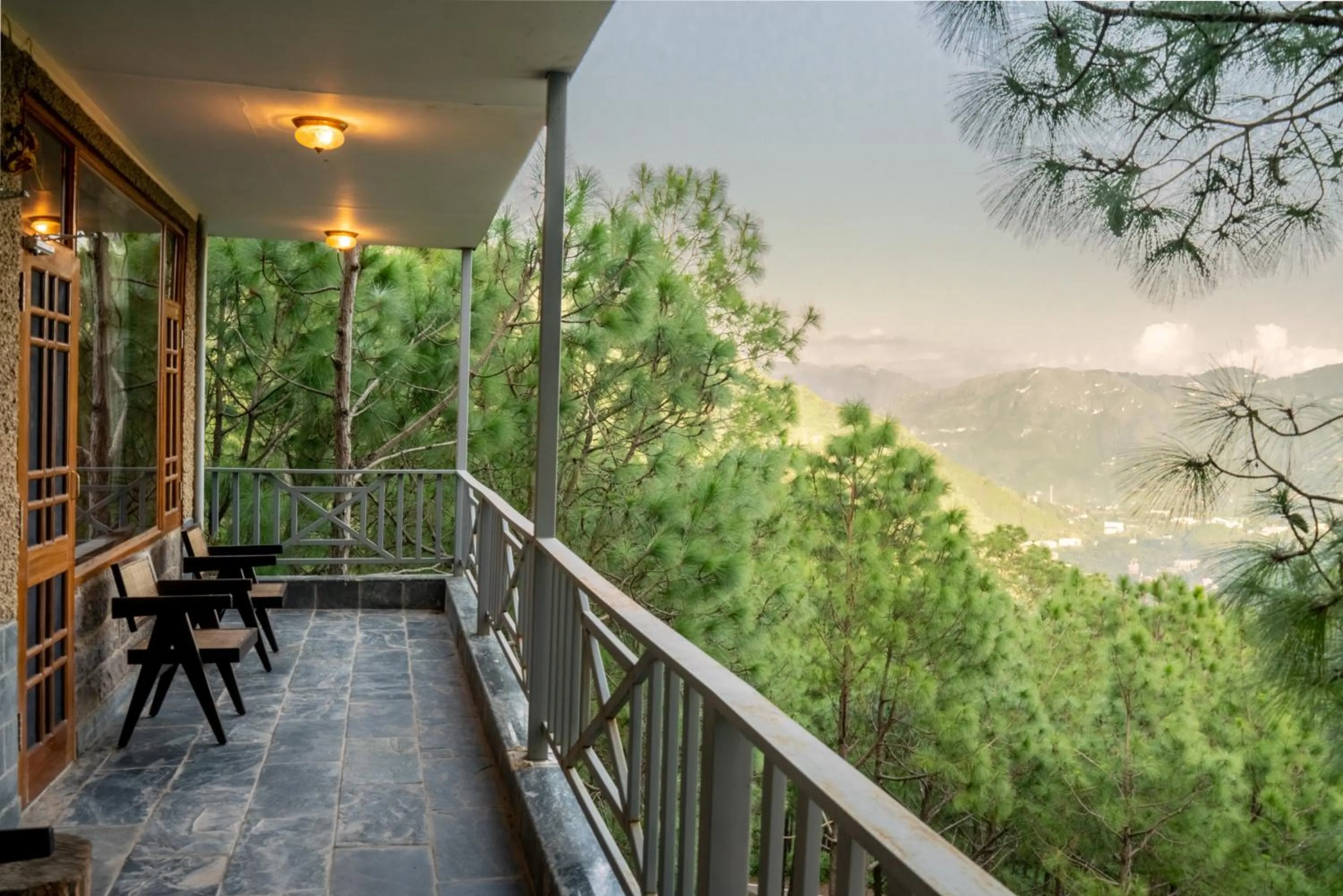 Balcony/Terrace in Chillaru Spa & Resort