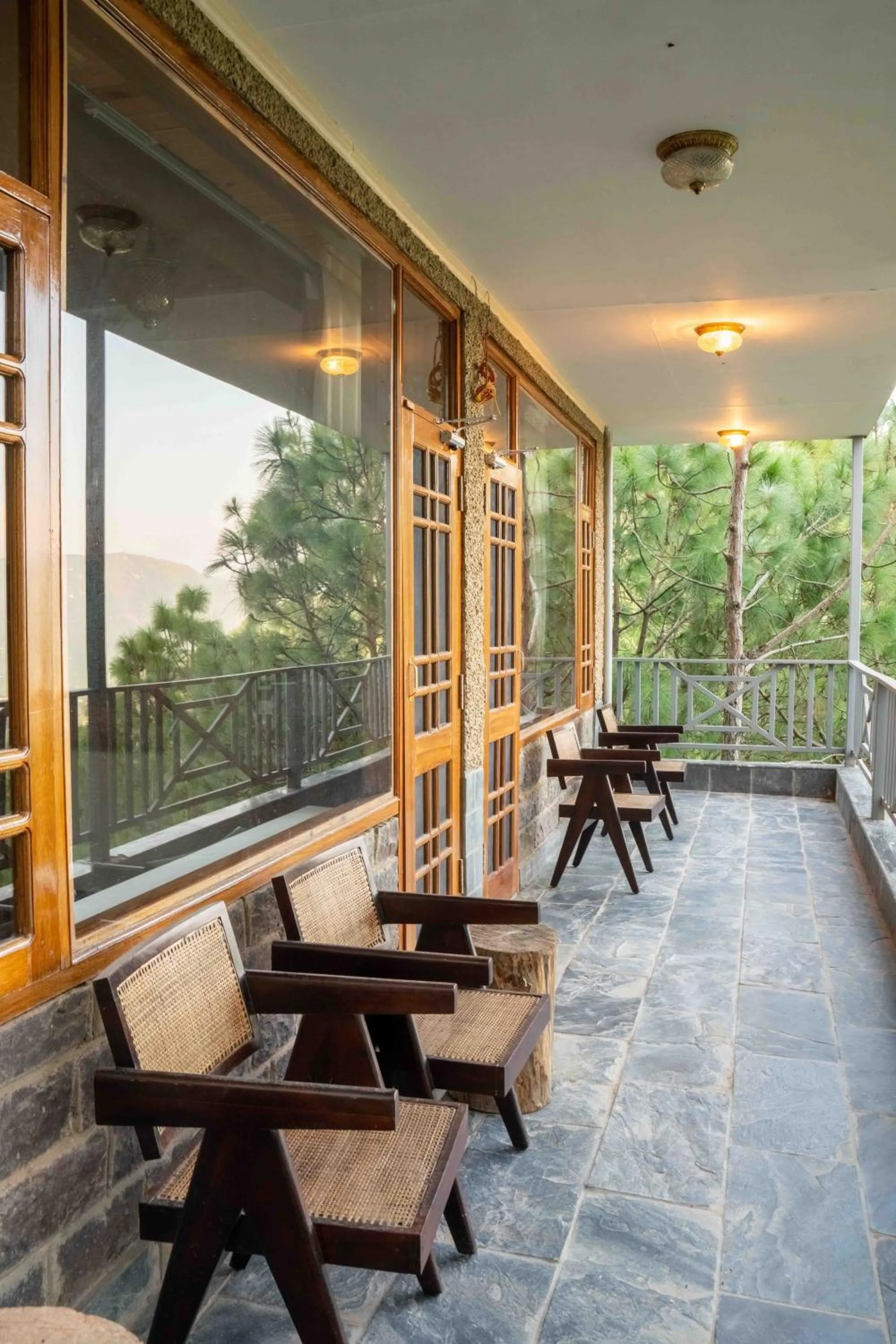 Balcony/Terrace in Chillaru Spa & Resort