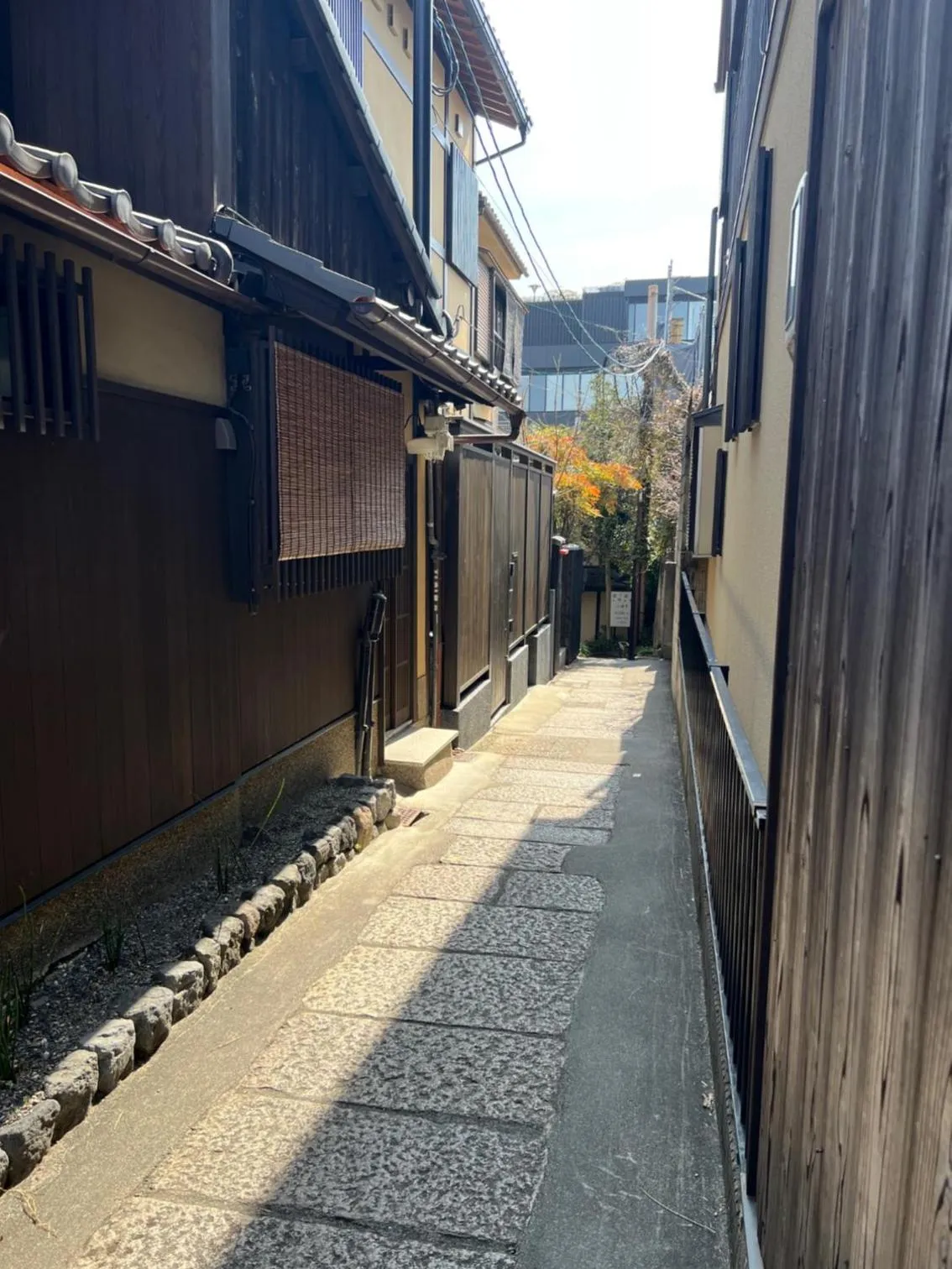 Street view in Kiyomizu Machiya Inn