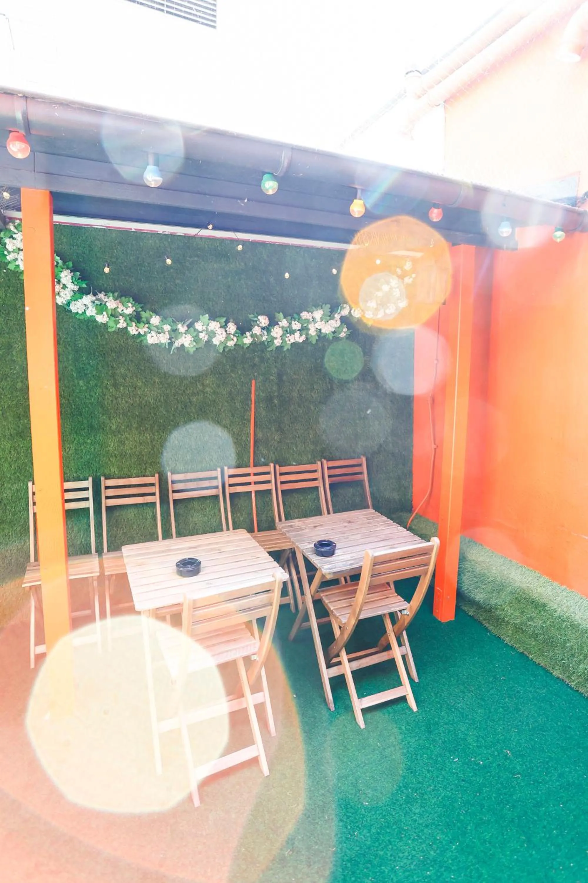 Patio in Sleephotels Cosmos