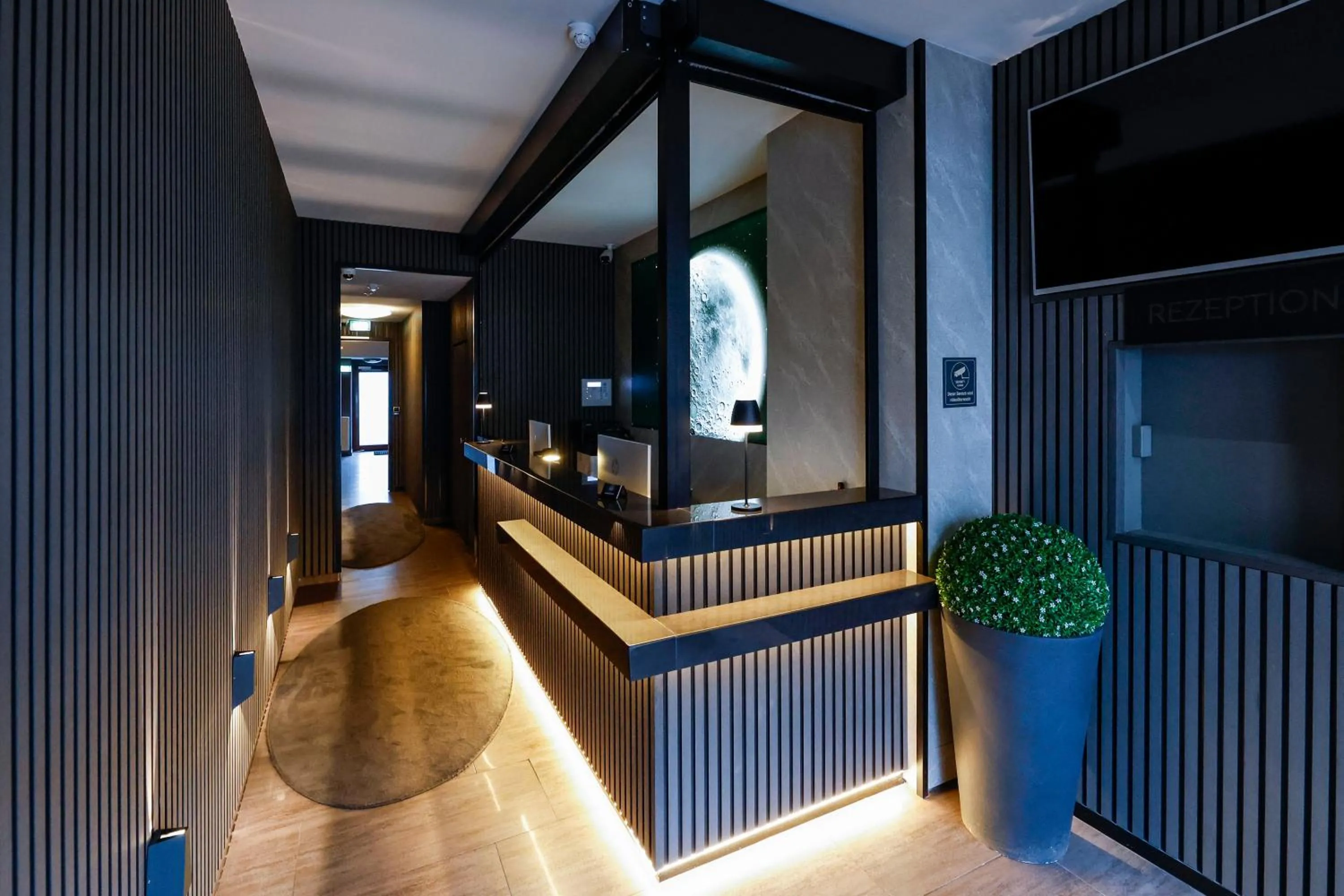 Lobby or reception in Sleephotels Cosmos