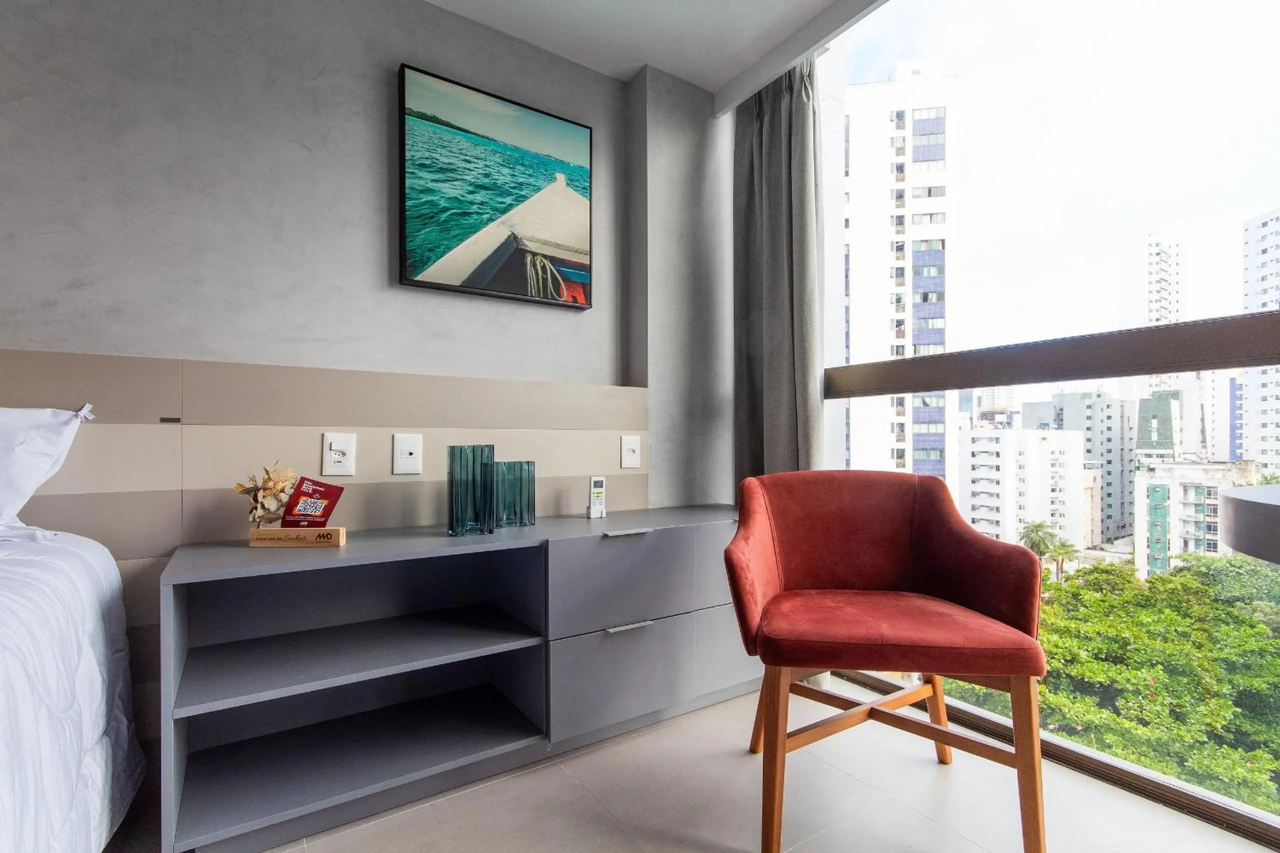 Bedroom in Rooftop #806 - Apto em Boa Viagem por Carpediem