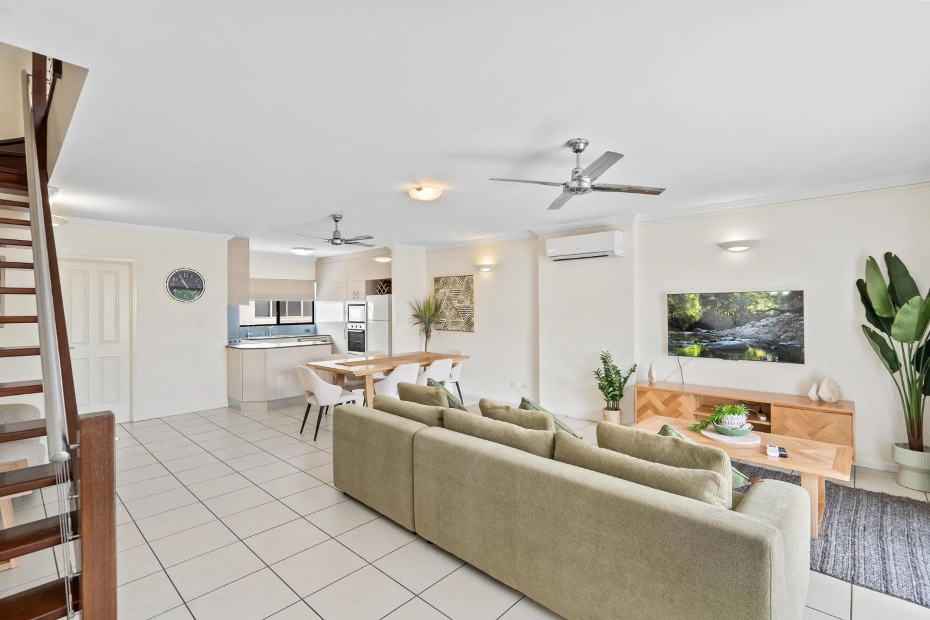 Living room in Cairns City Apartments