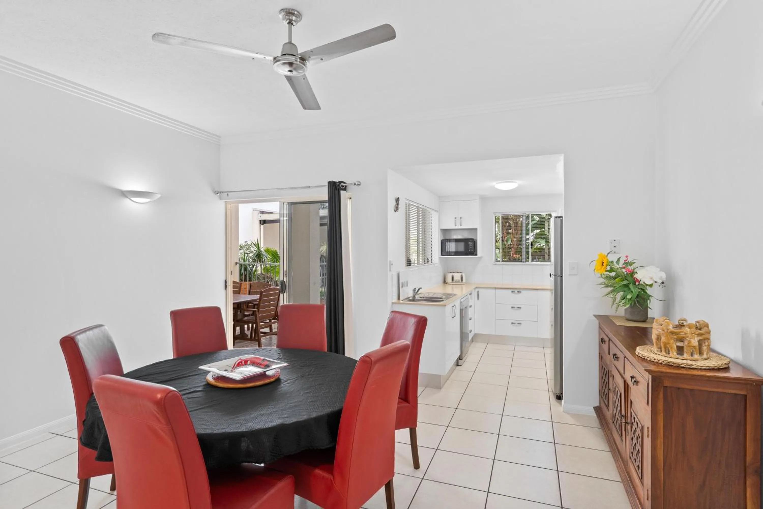 Living room in Cairns City Apartments