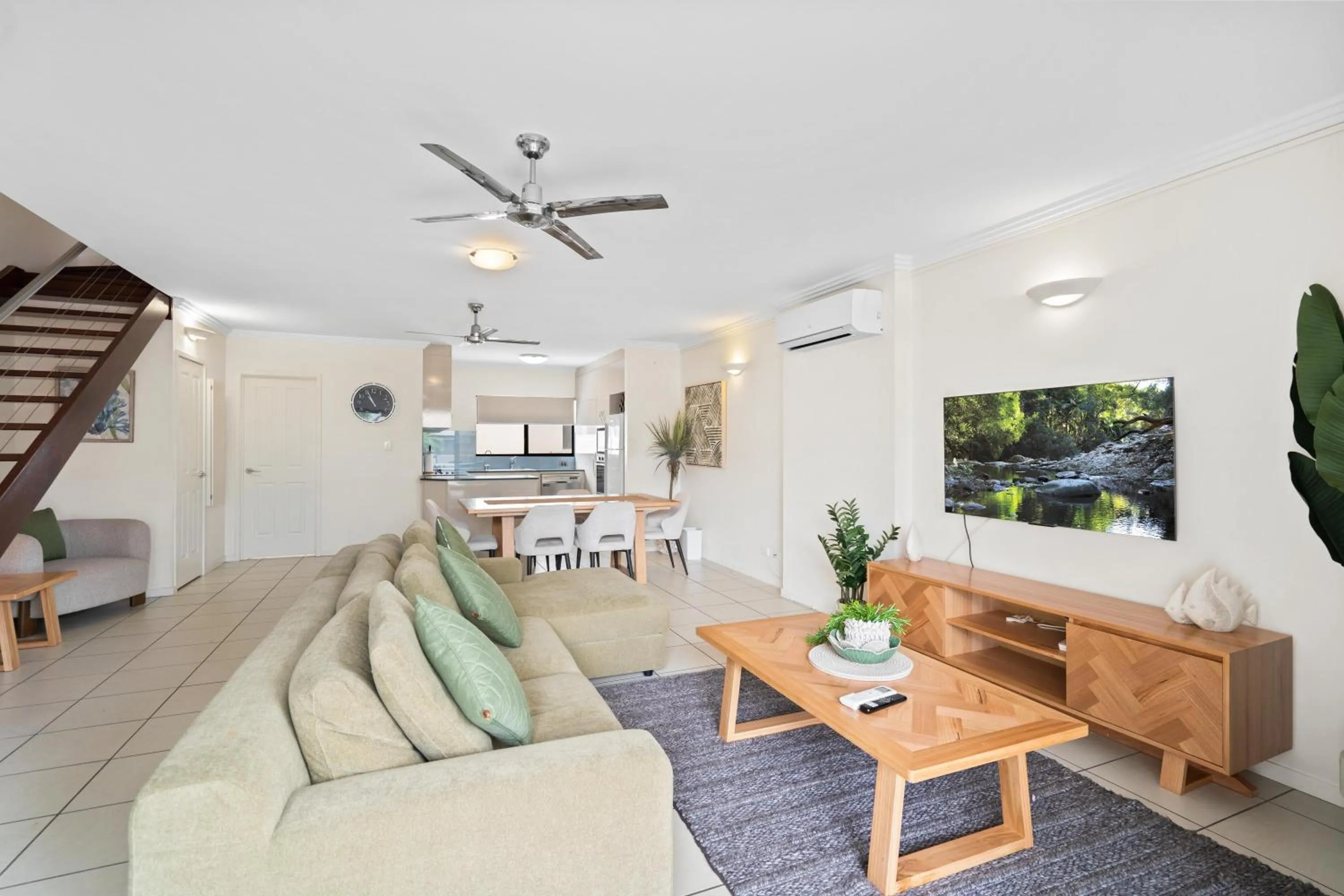 Living room in Cairns City Apartments