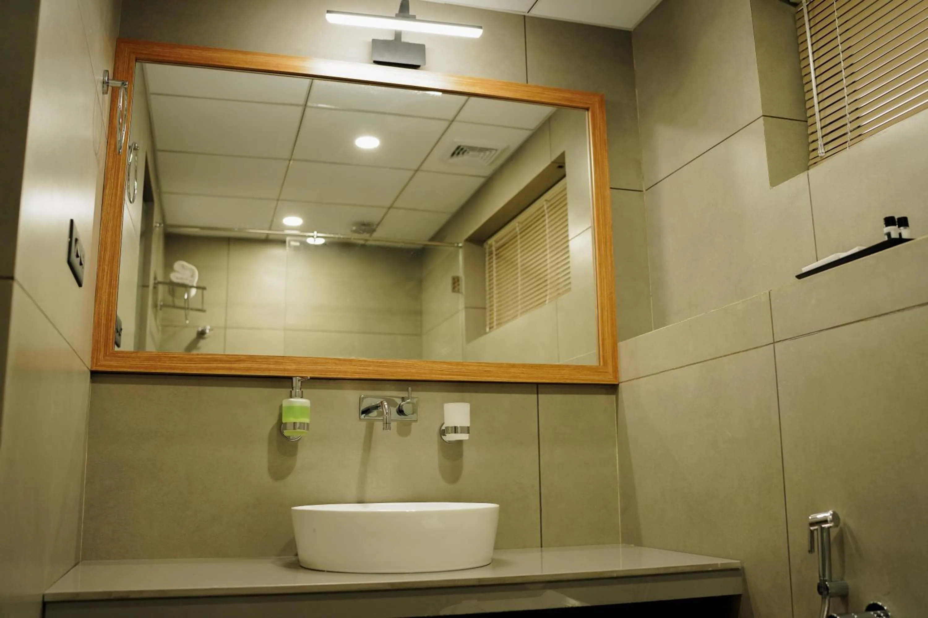 Bathroom in Leaves Resort Vythiri Wayanad