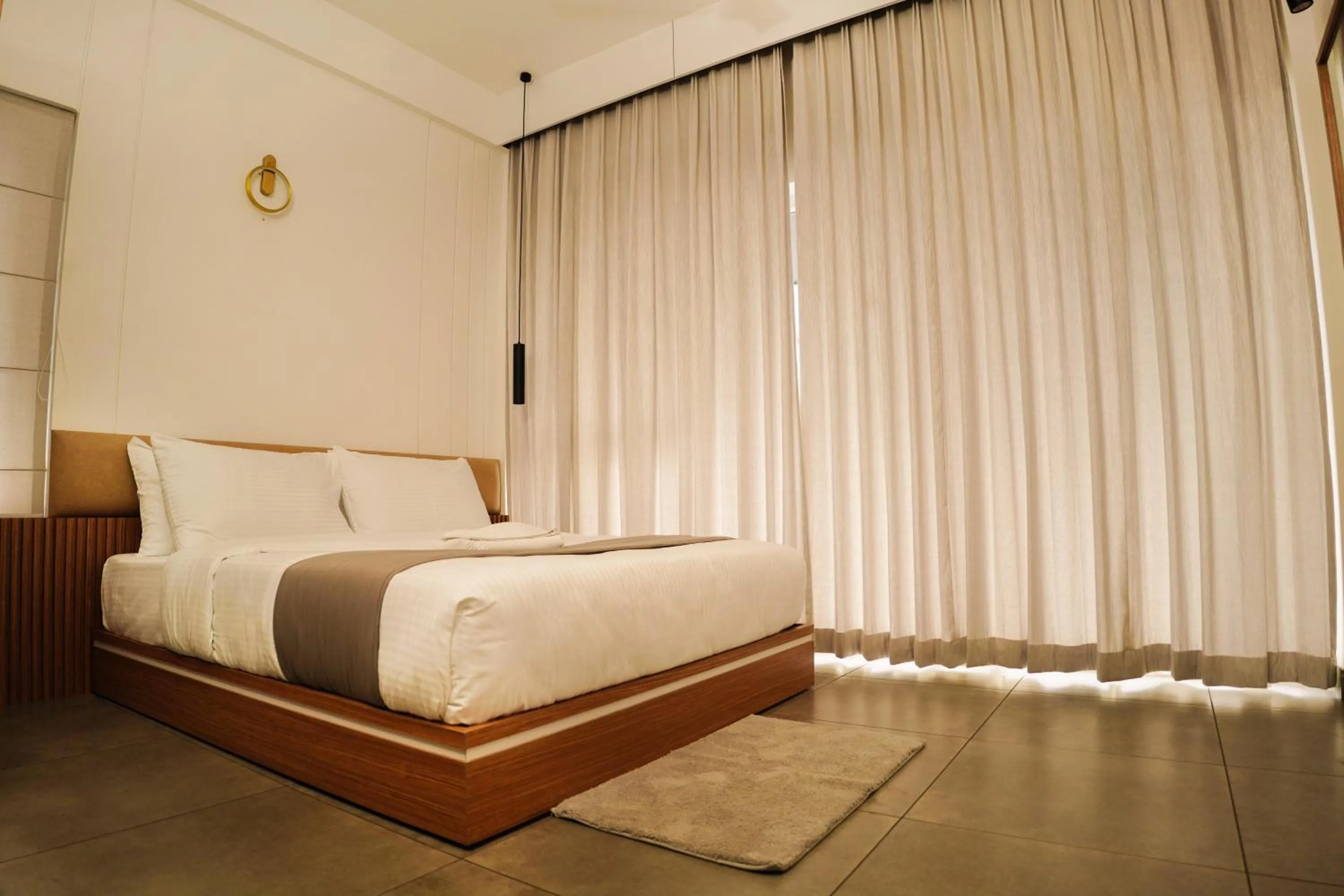 Bed in Leaves Resort Vythiri Wayanad