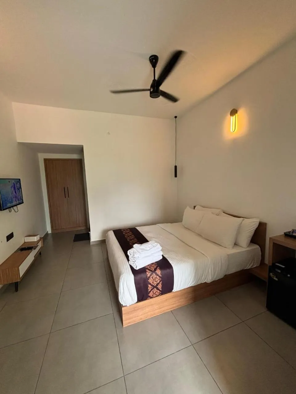 Bed in Leaves Resort Vythiri Wayanad