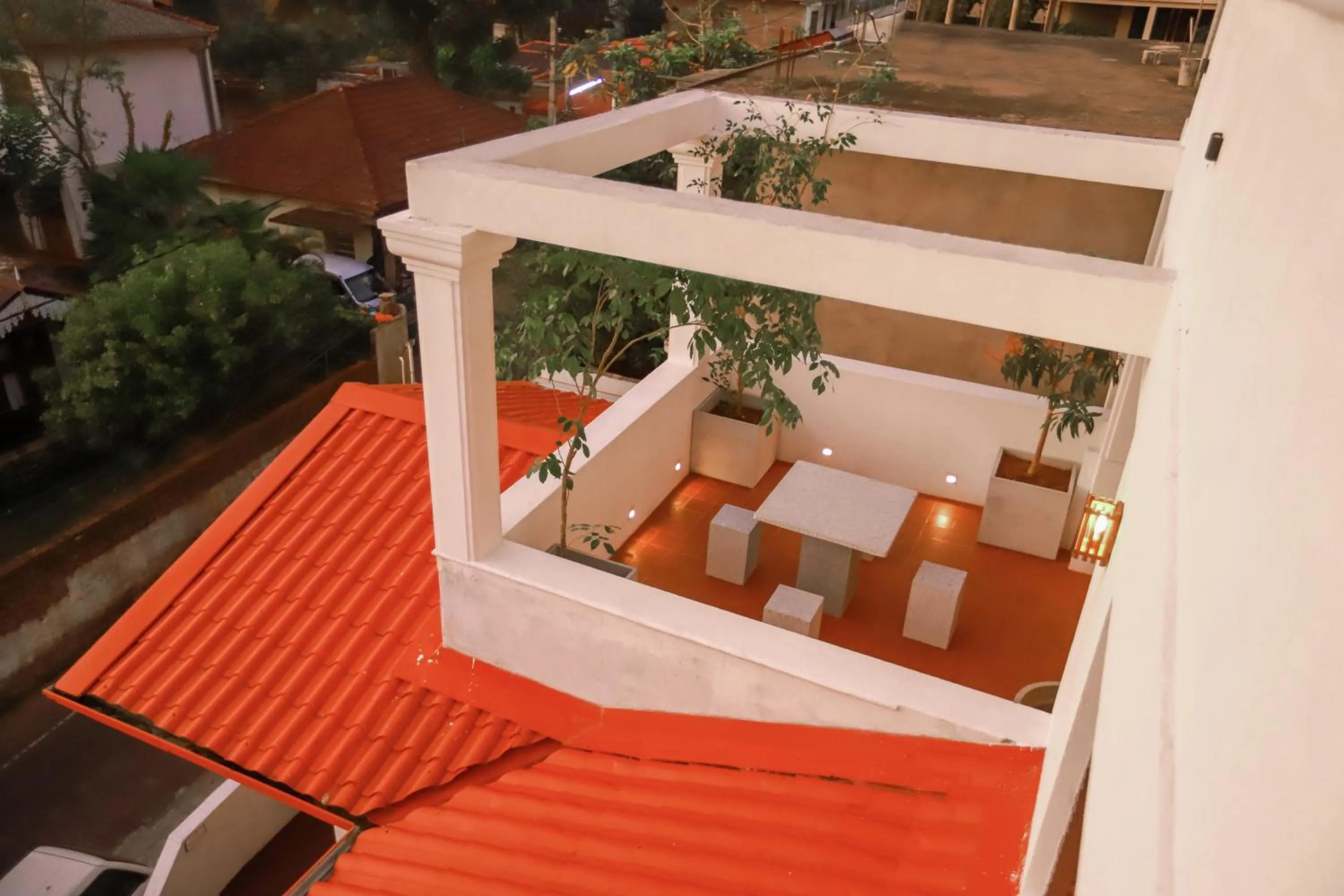 Balcony/Terrace in Golden Shower Inn