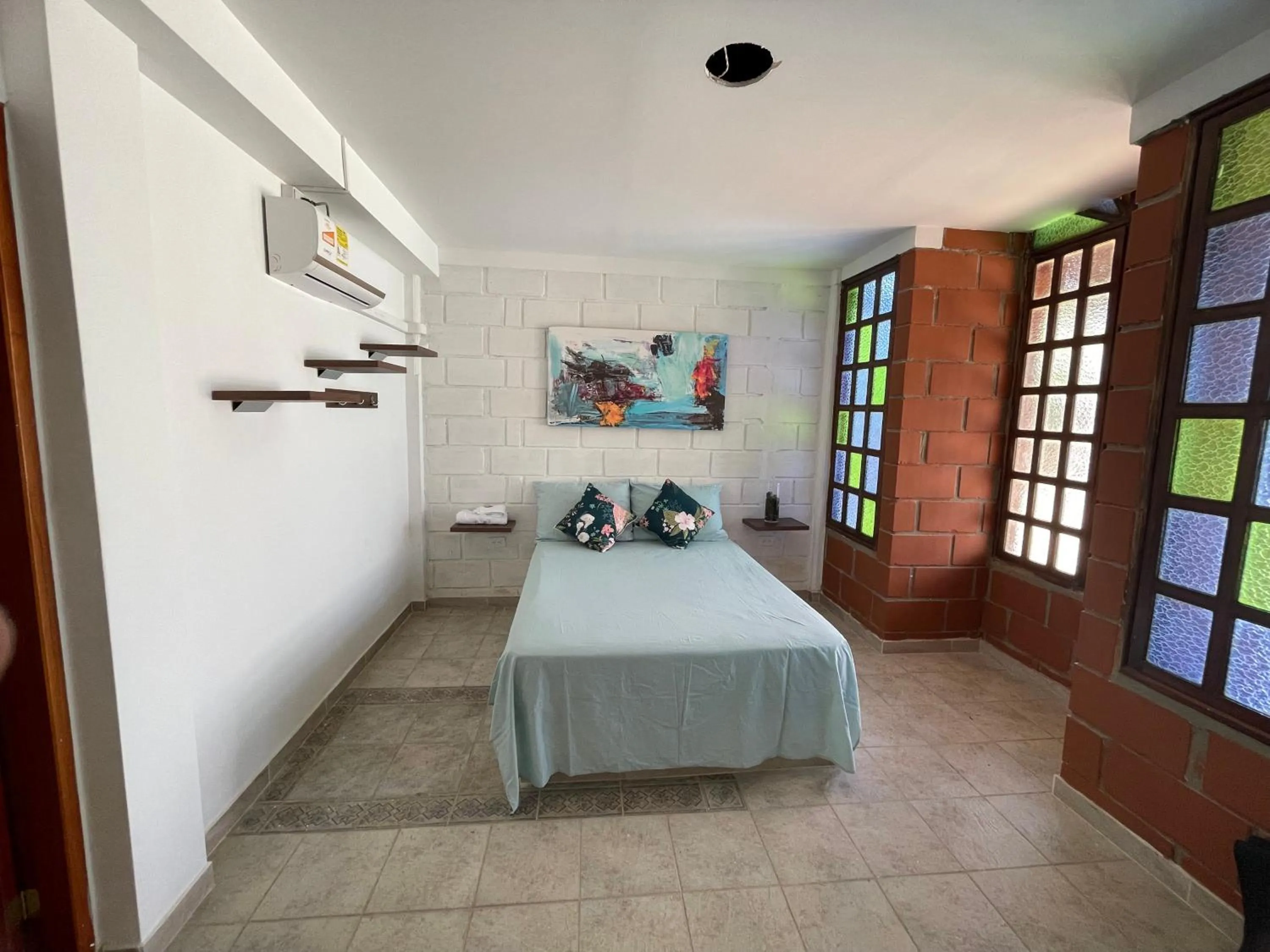 Bed in Casa hotel Mateguadua