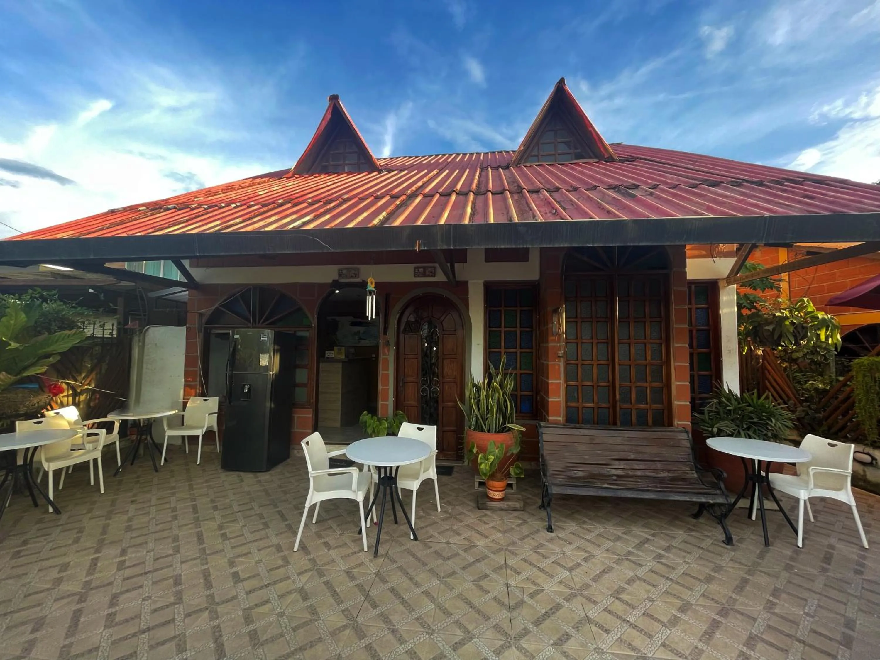 Patio in Casa hotel Mateguadua