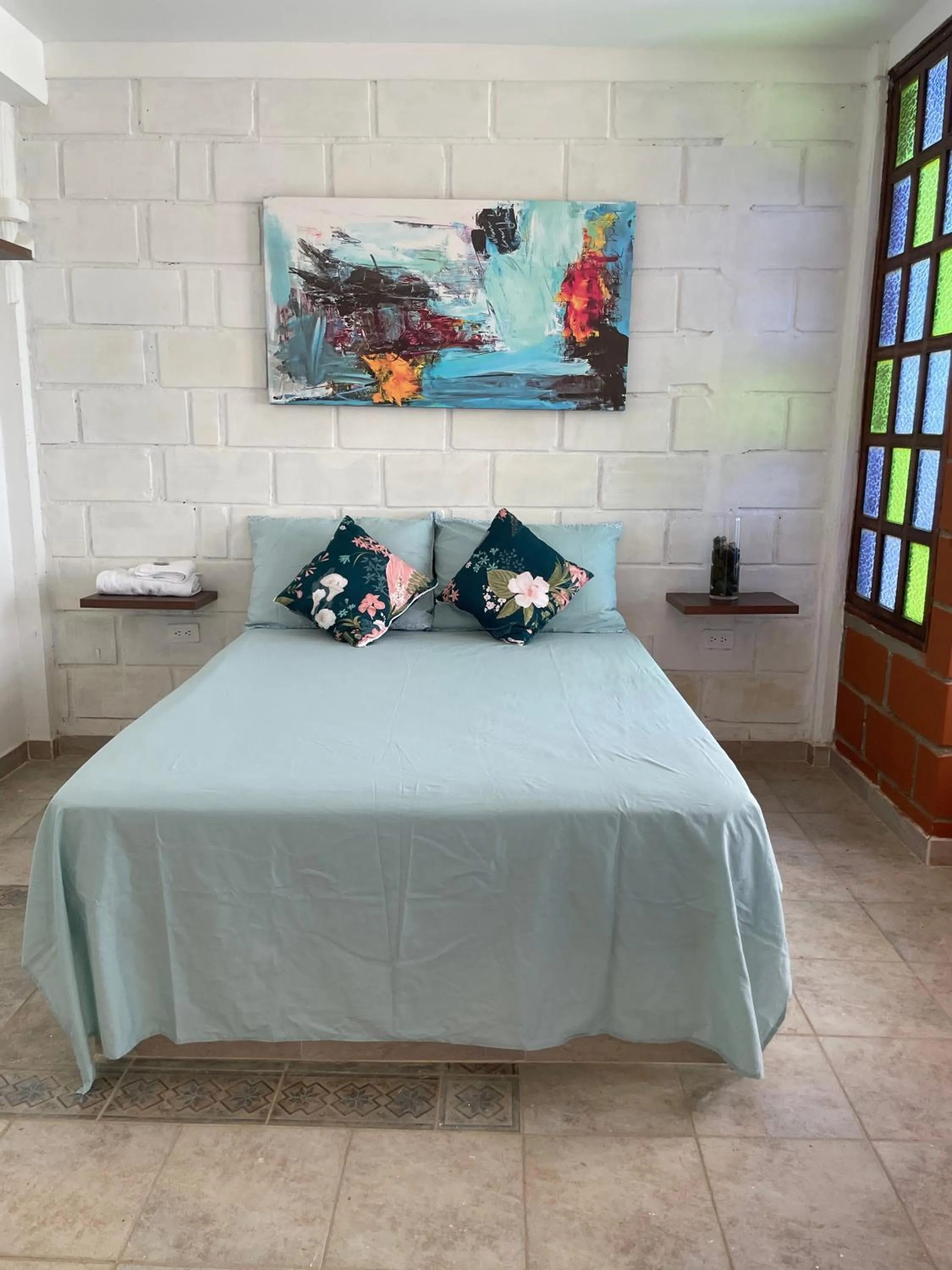 Bedroom, Bed in Casa hotel Mateguadua