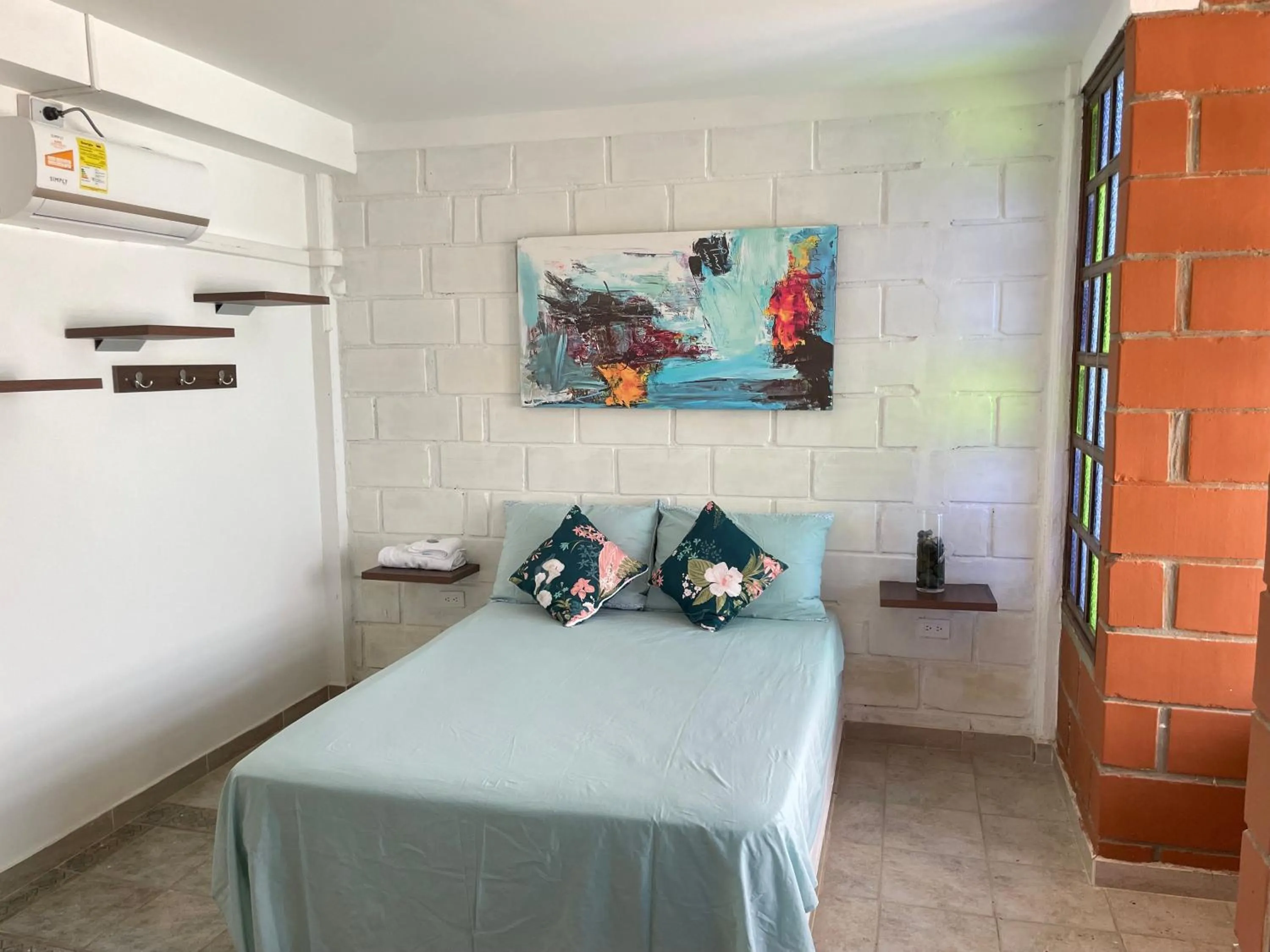 Bed in Casa hotel Mateguadua