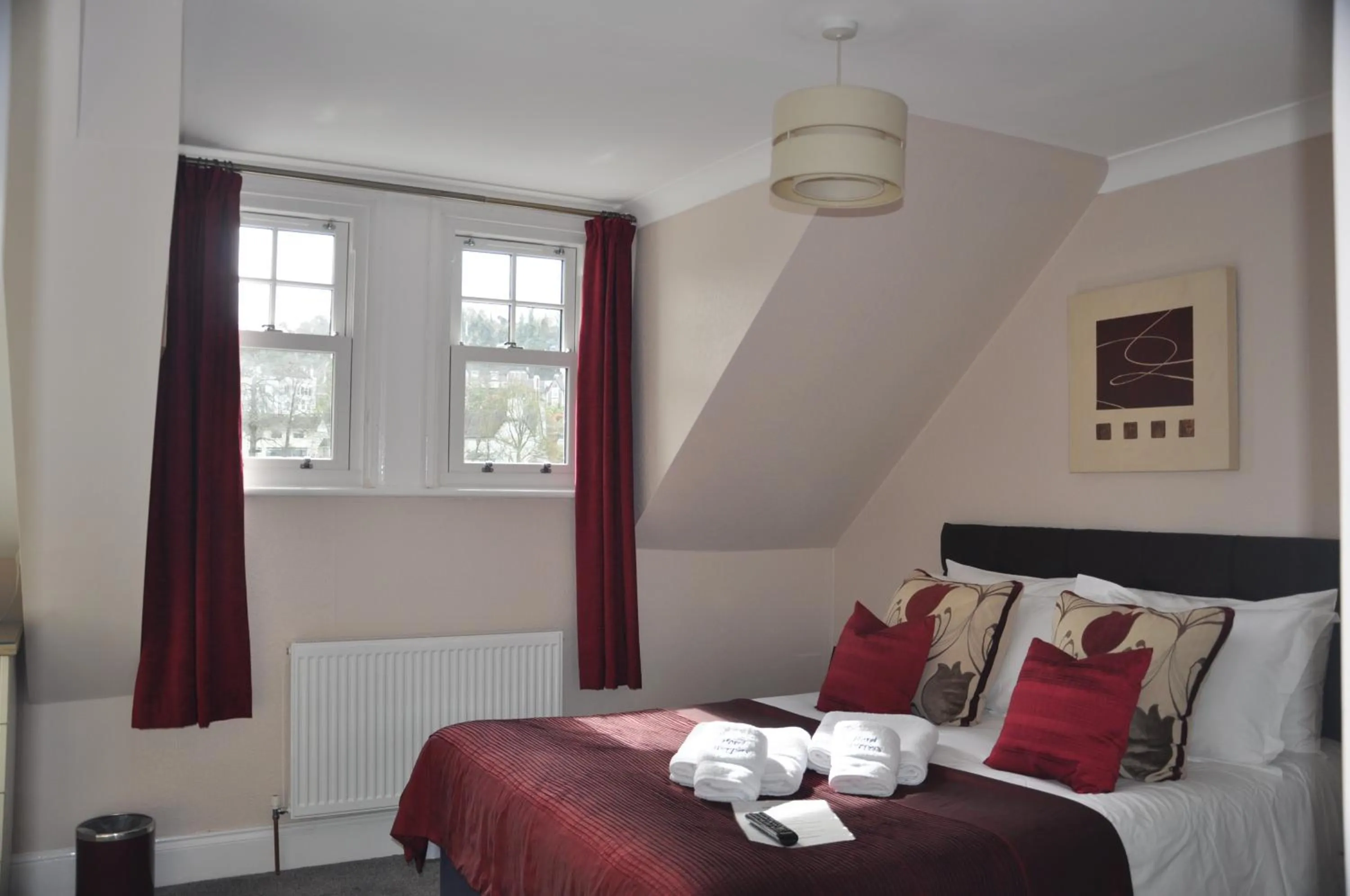 Bed in Hotel Peppers