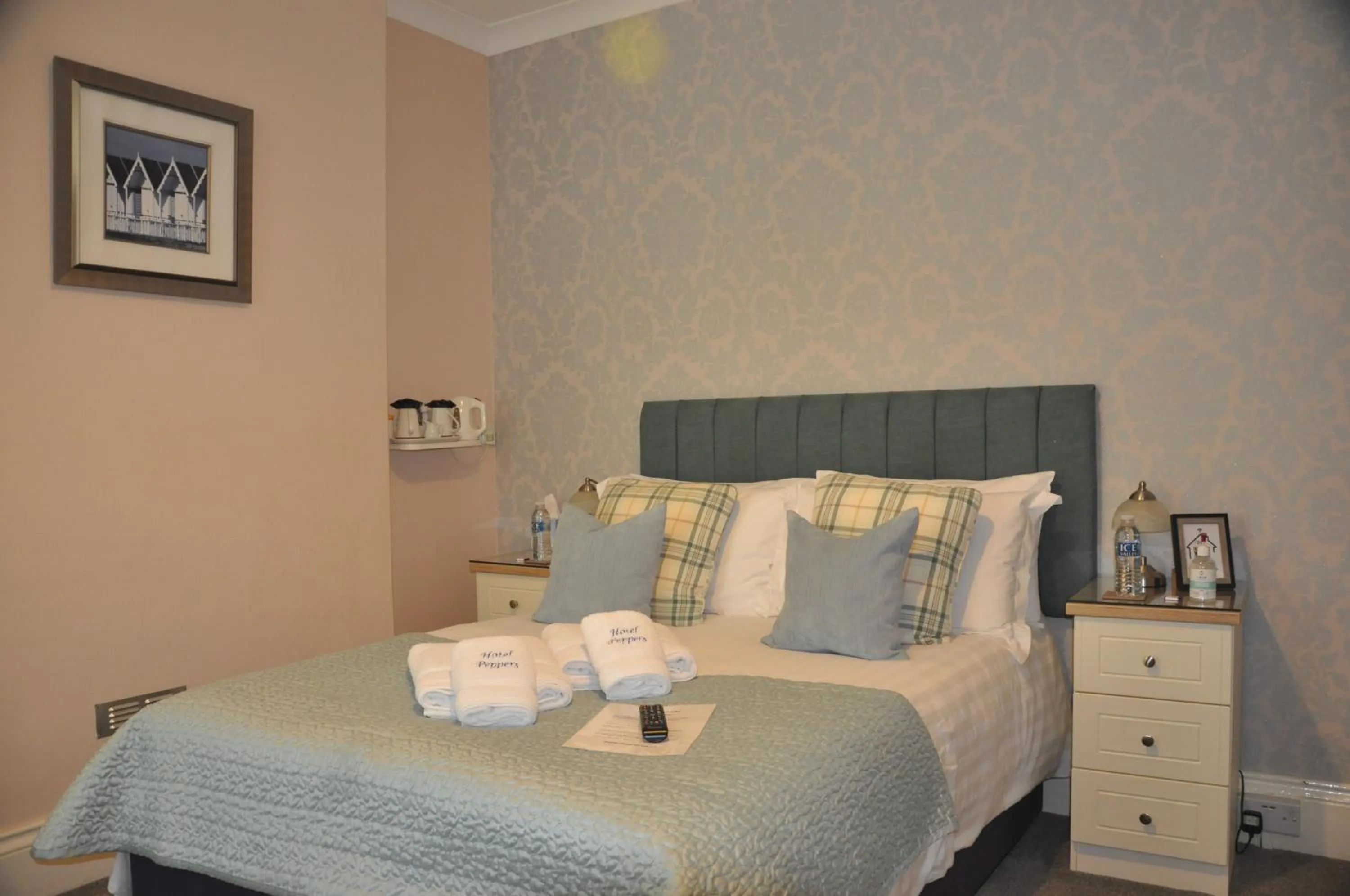 Bed in Hotel Peppers