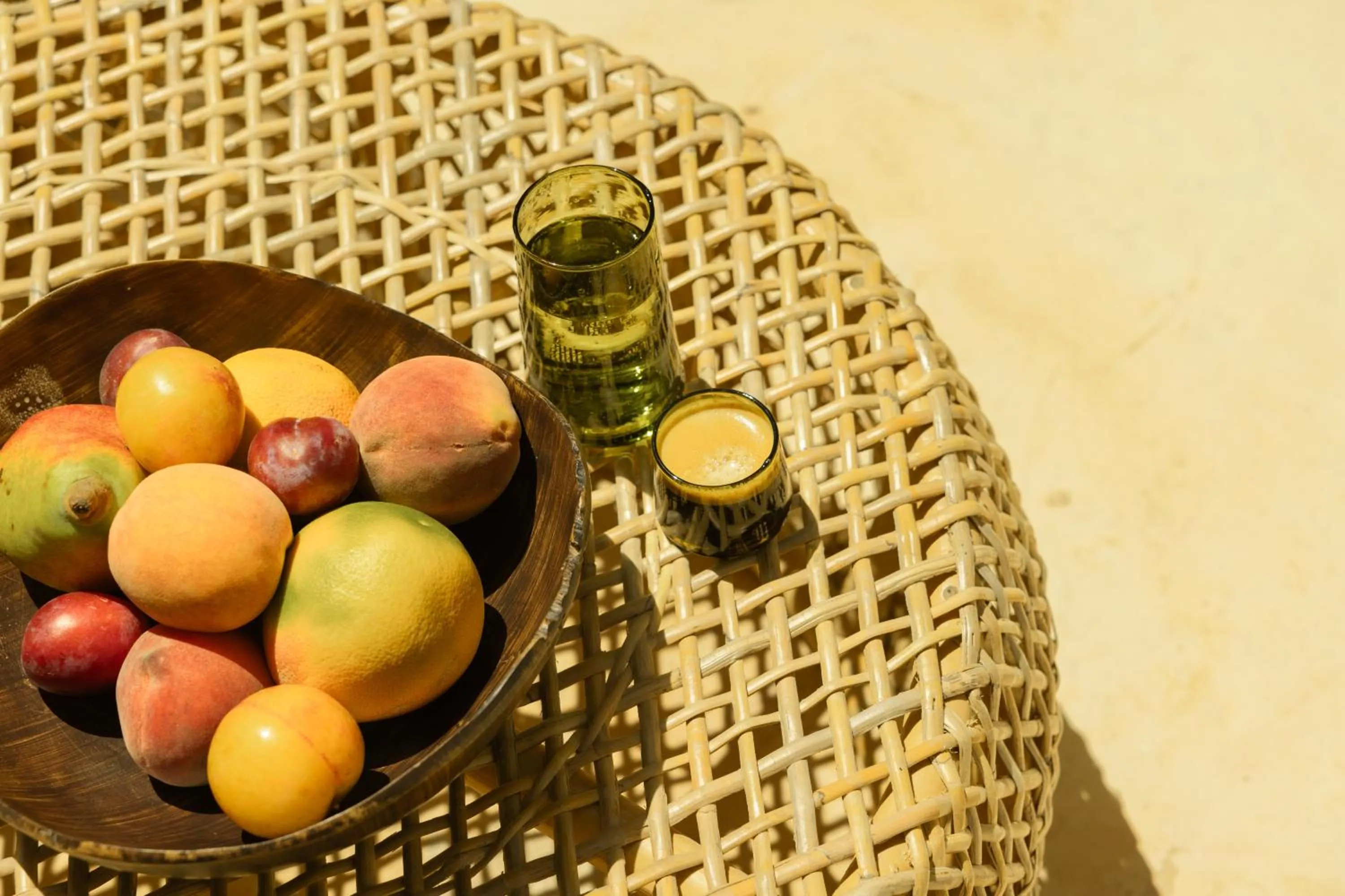 Food and drinks in Les Palmiers Boutique Hôtel & Spa