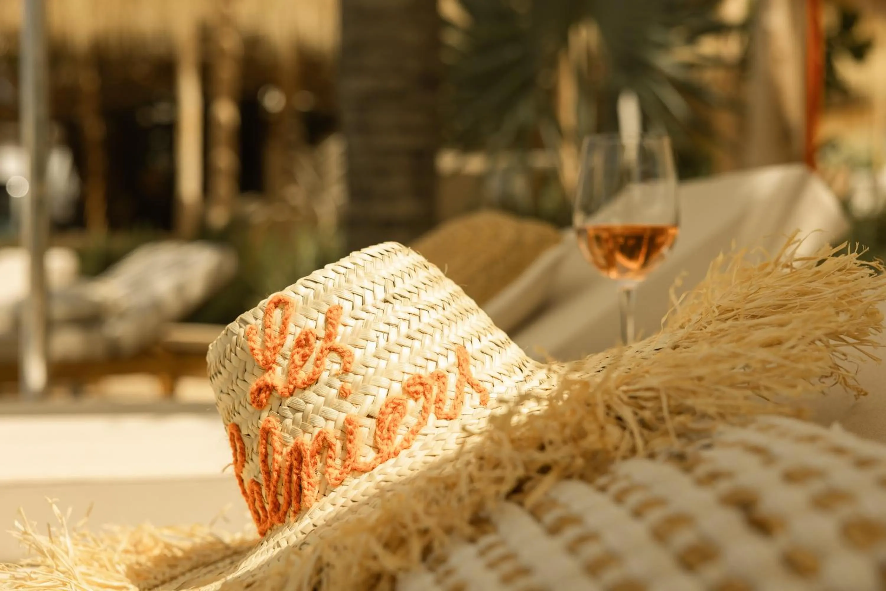 Swimming pool in Les Palmiers Boutique Hôtel & Spa