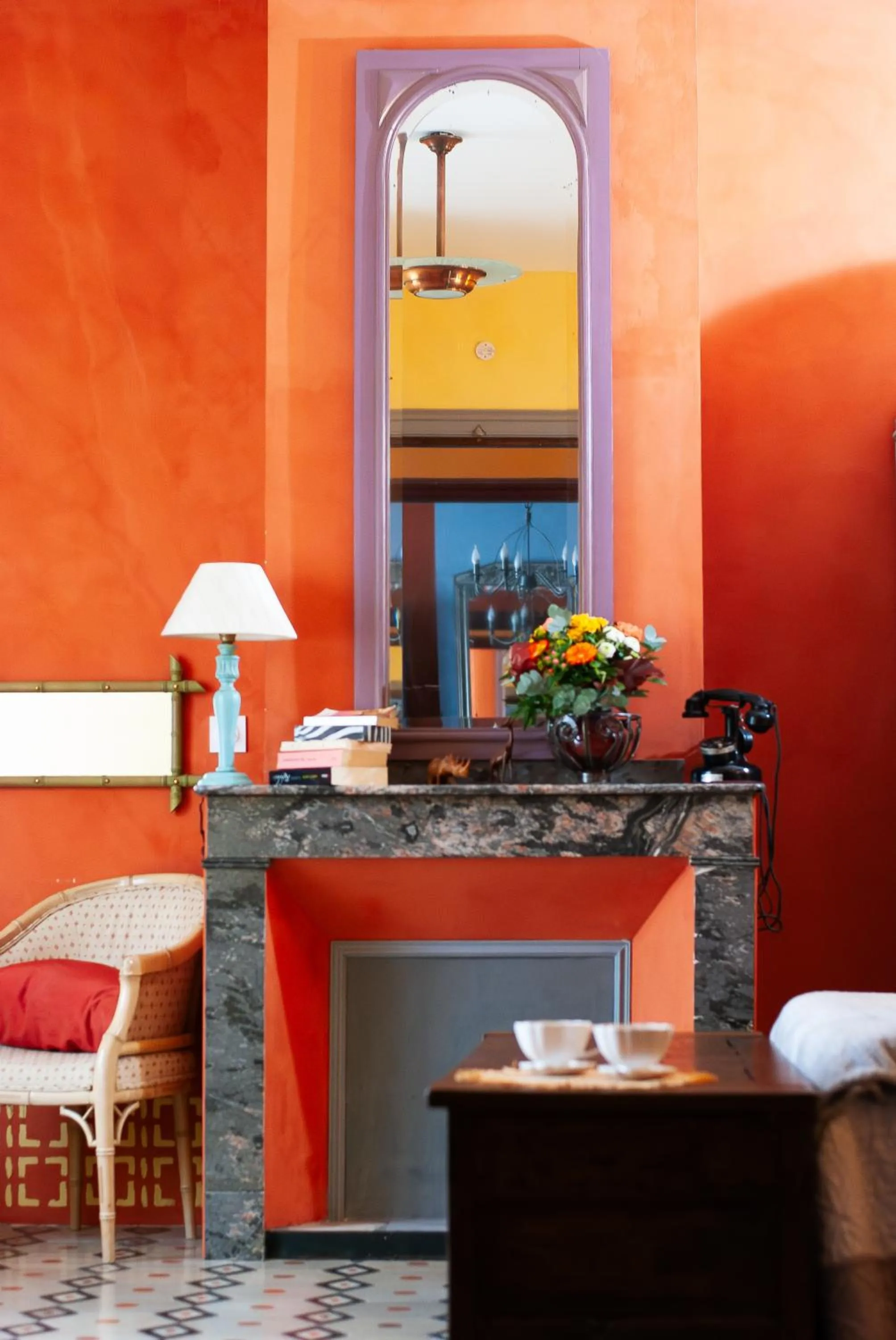 Decorative detail in Les Chambres des Dames